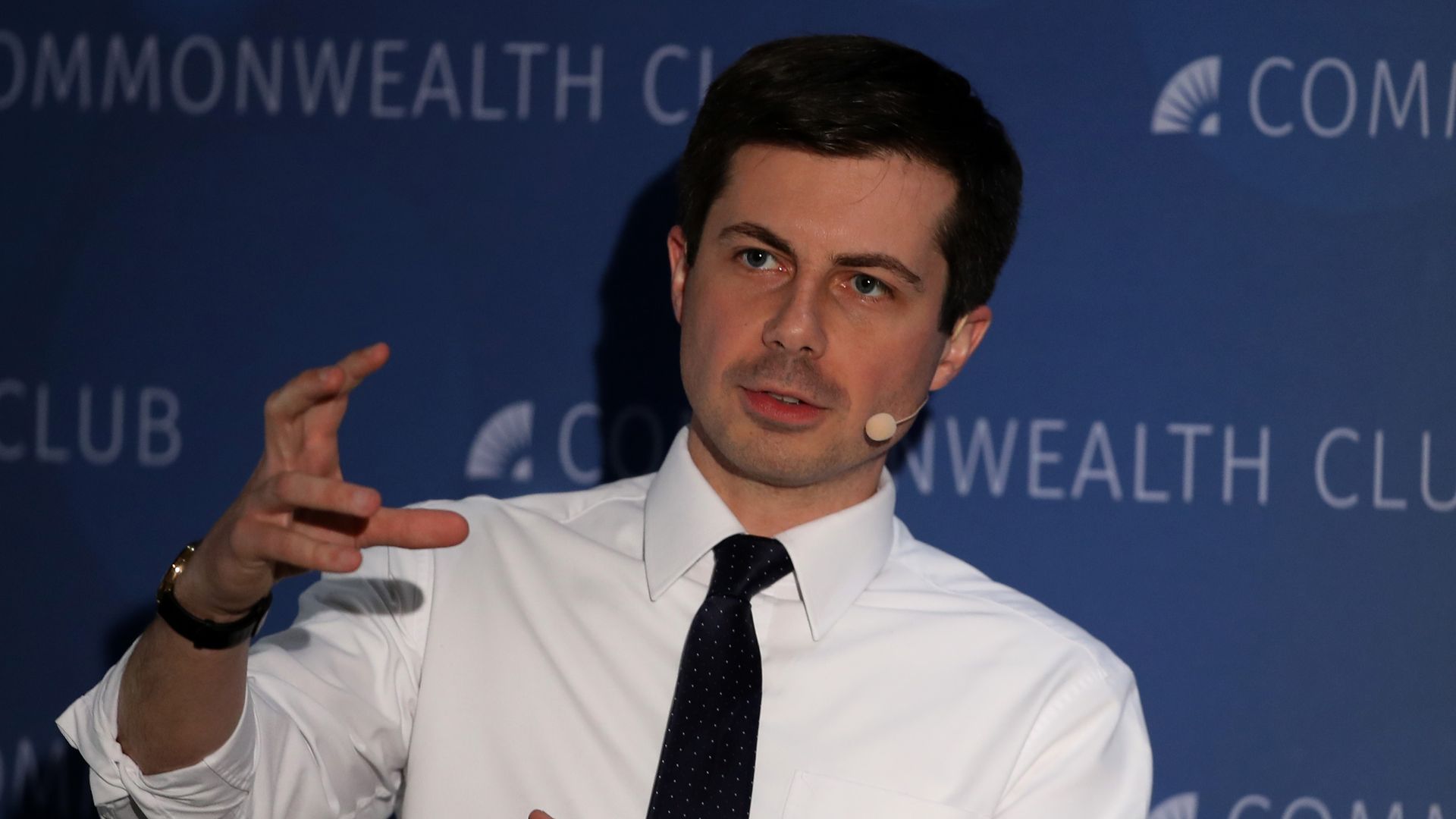 Pete Buttigieg says the U.S. can lead on human rights.