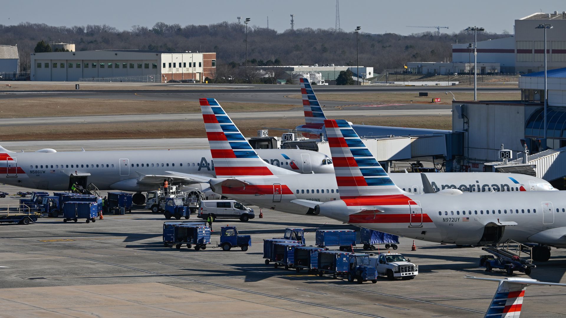 American Airlines flights at Charlotte Douglas International airport