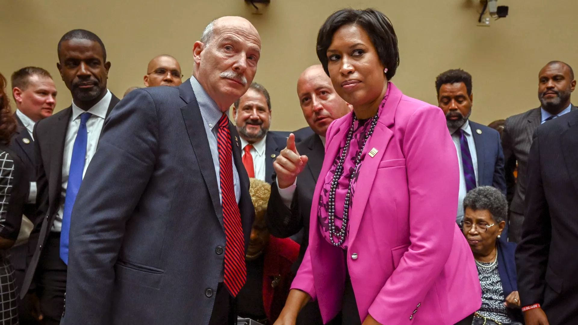 D.C. Mayor Muriel Bowser and DC Council Chair Phil Mendelson 