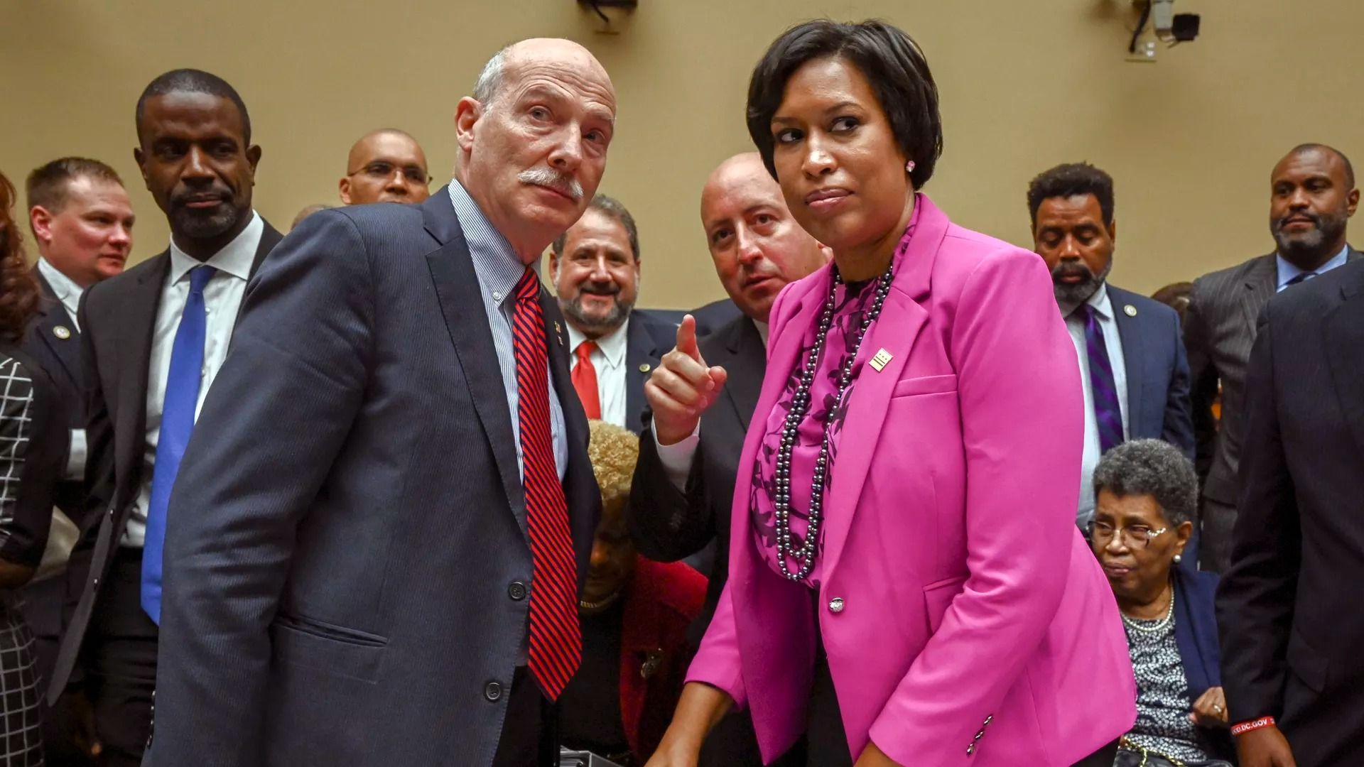 D.C. Mayor Muriel Bowser and DC Council Chair Phil Mendelson