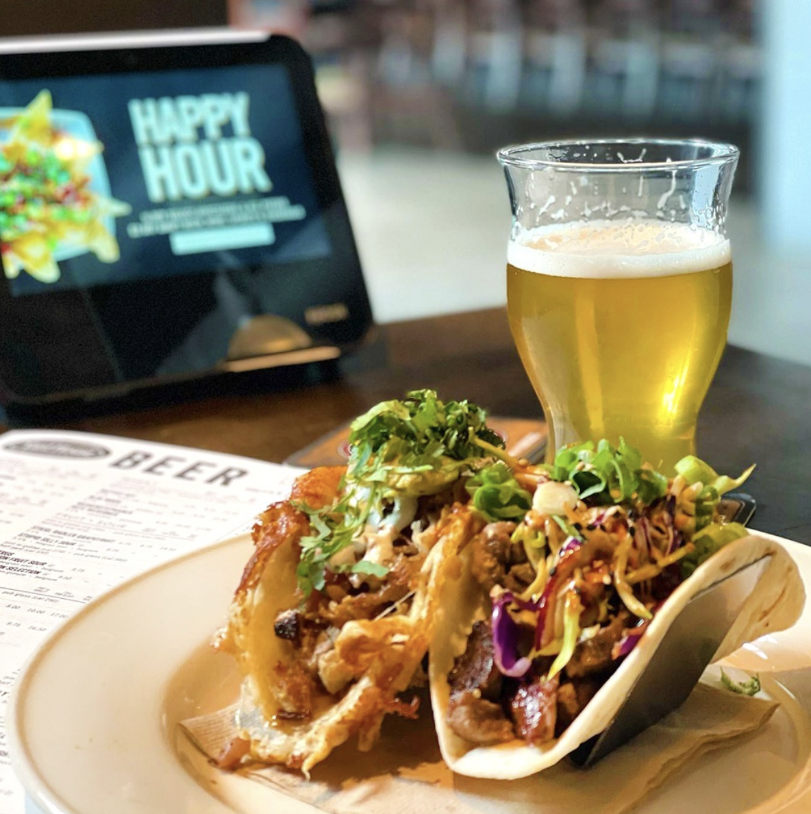 Tacos and beer and Yardhouse in Raleigh