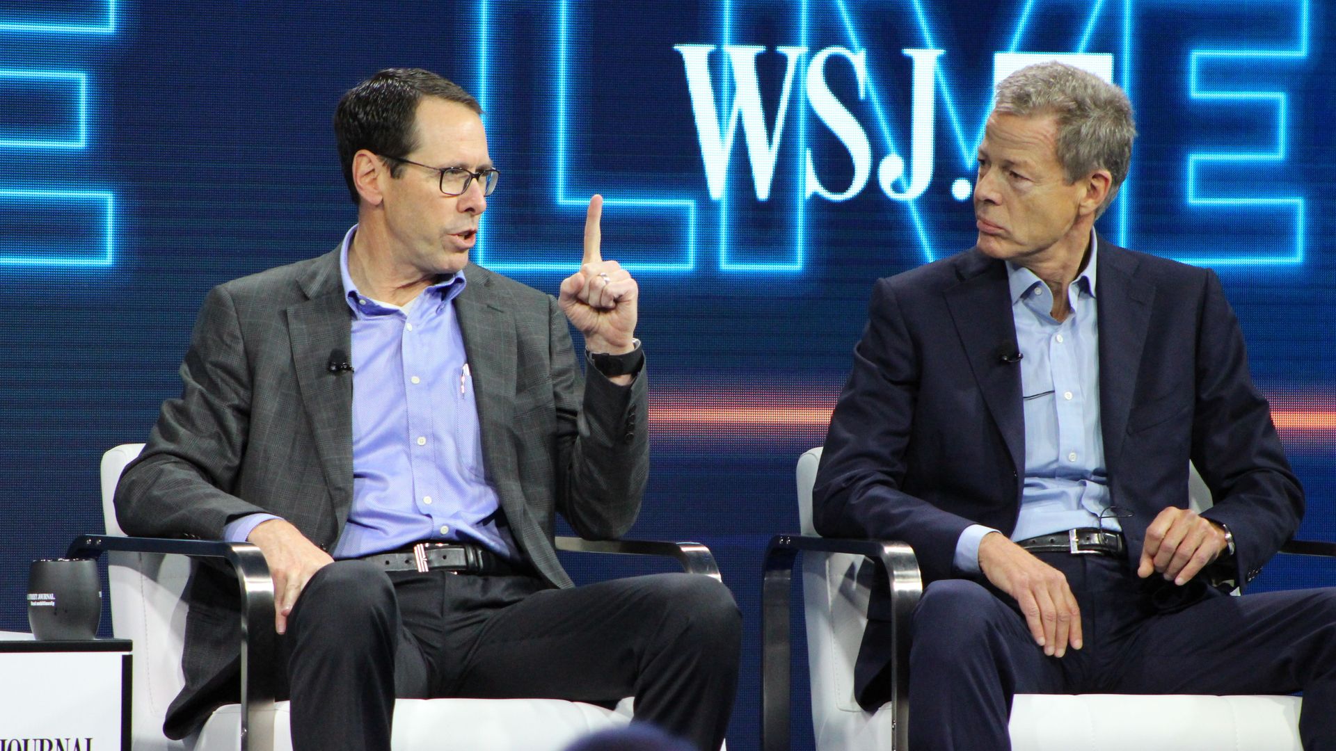 The chief executives of AT&T and Time Warner