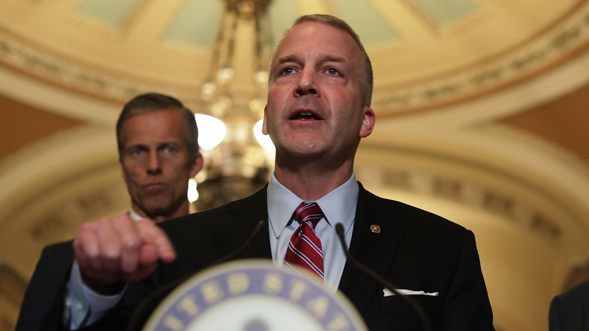 Picture of Republican Sen. Dan Sullivan.