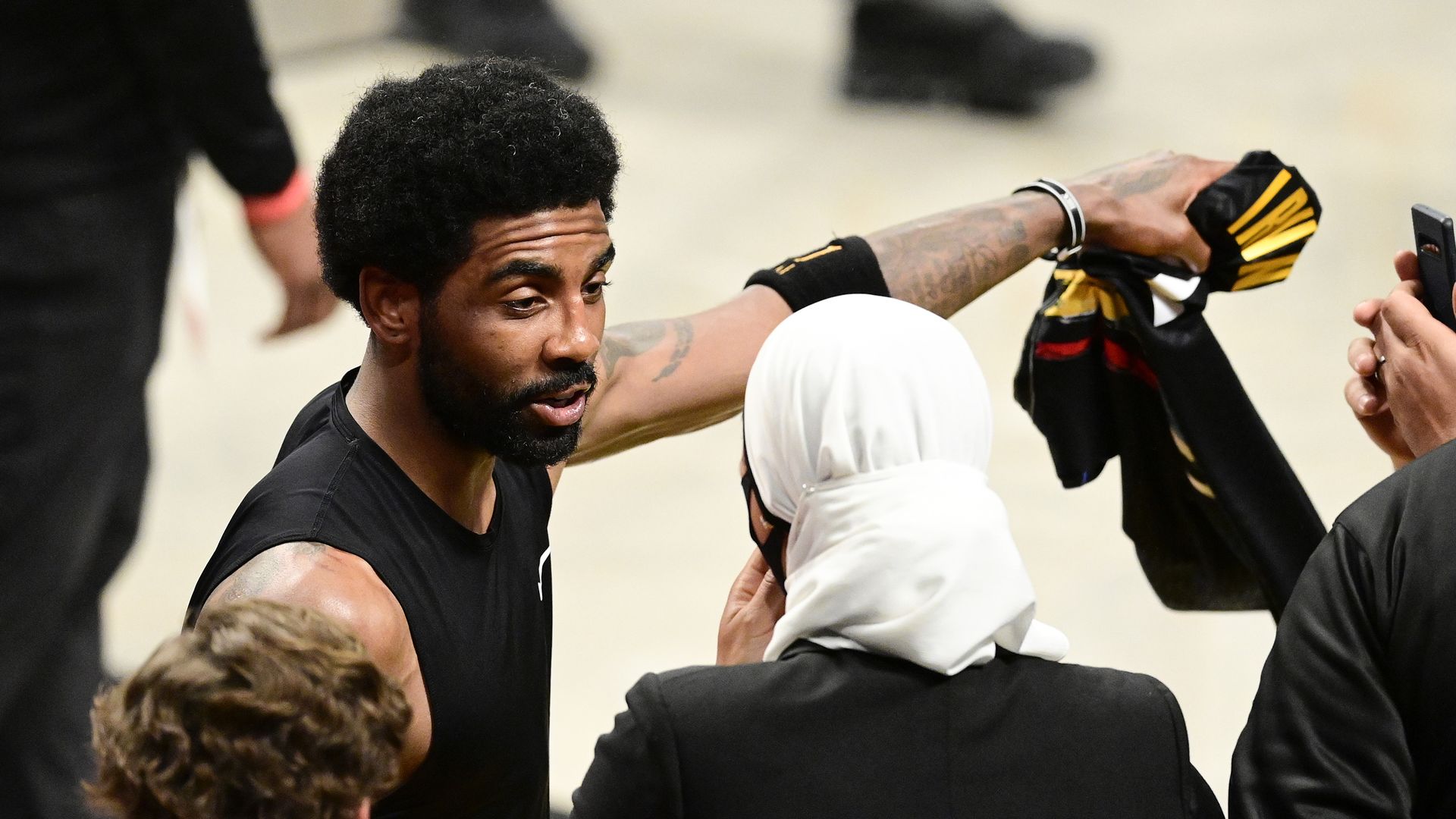 Kyrie Irving in New York in June 2021.