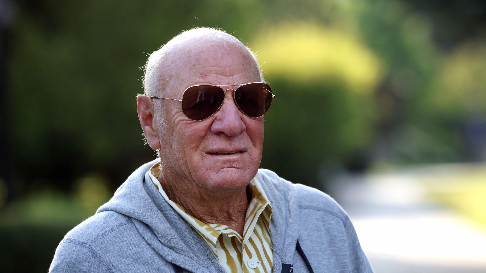 Barry Diller walks to a morning session at the Allen & Company Sun Valley Conference on July 7, 2021 in Sun Valley, Idaho.
