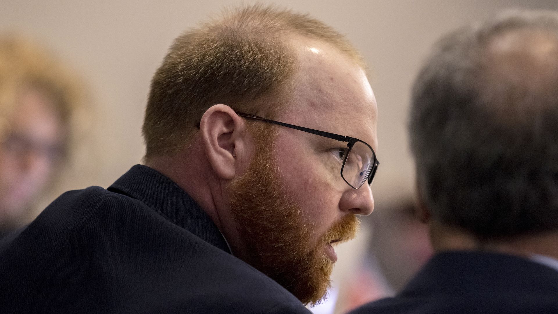 Travis McMichael, defendant in murder trial