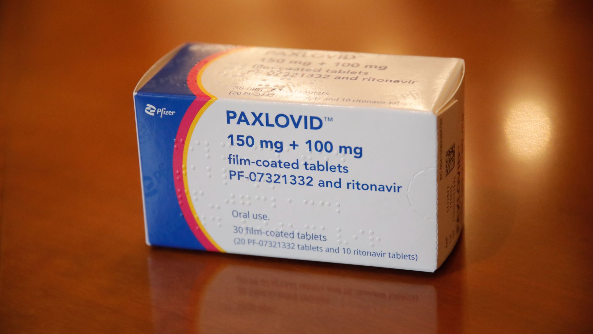 Picture of Paxlovid box