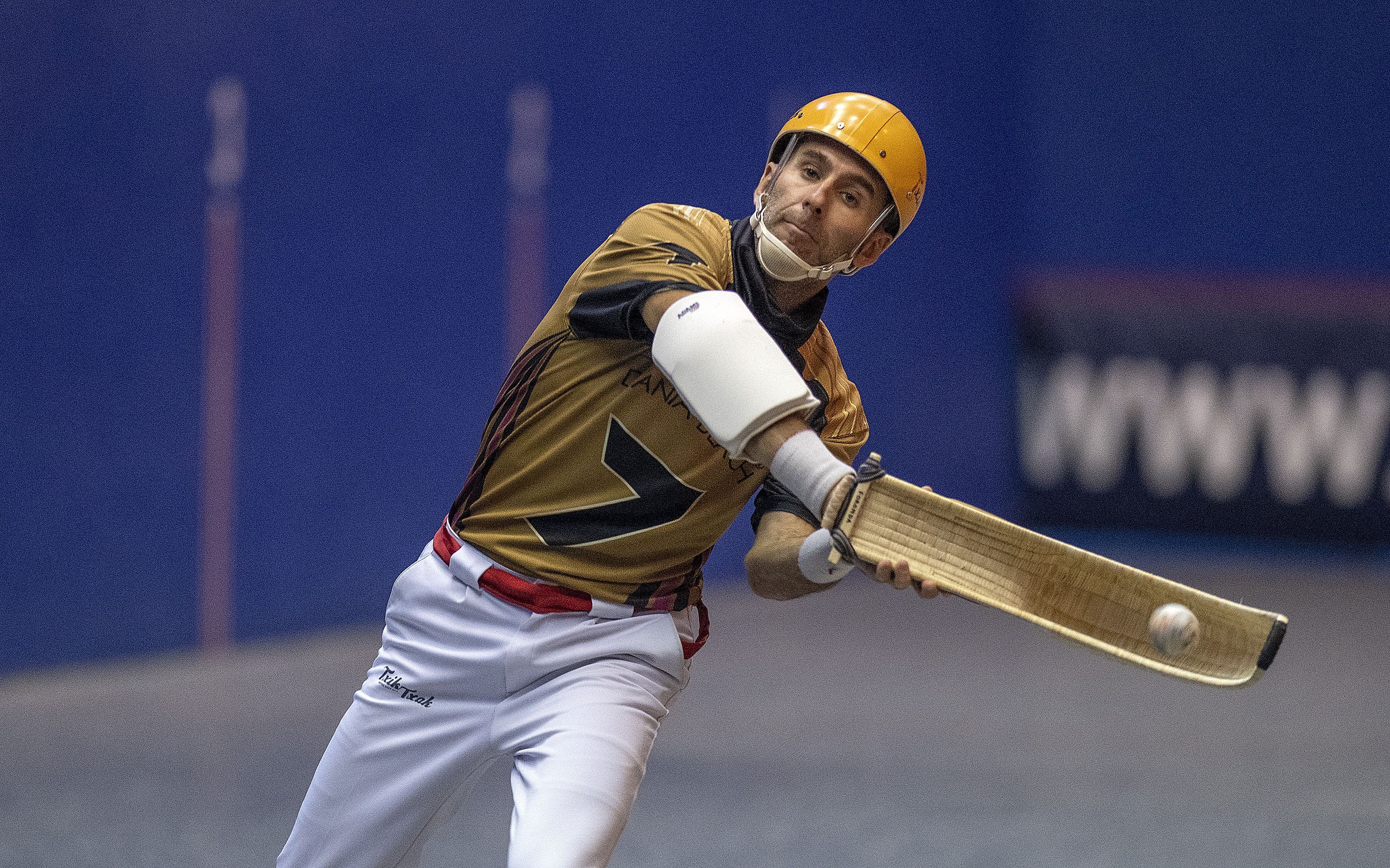 Jai alai players compete in a night match, Wednesday, November 24, 2021 at The Casino @ Dania Beach. Jai alai's regular season was cut short last November, but the casino owners say its coming back as an exhibition tournament in April and in an abbreviated eight-week parimutuel season later in 