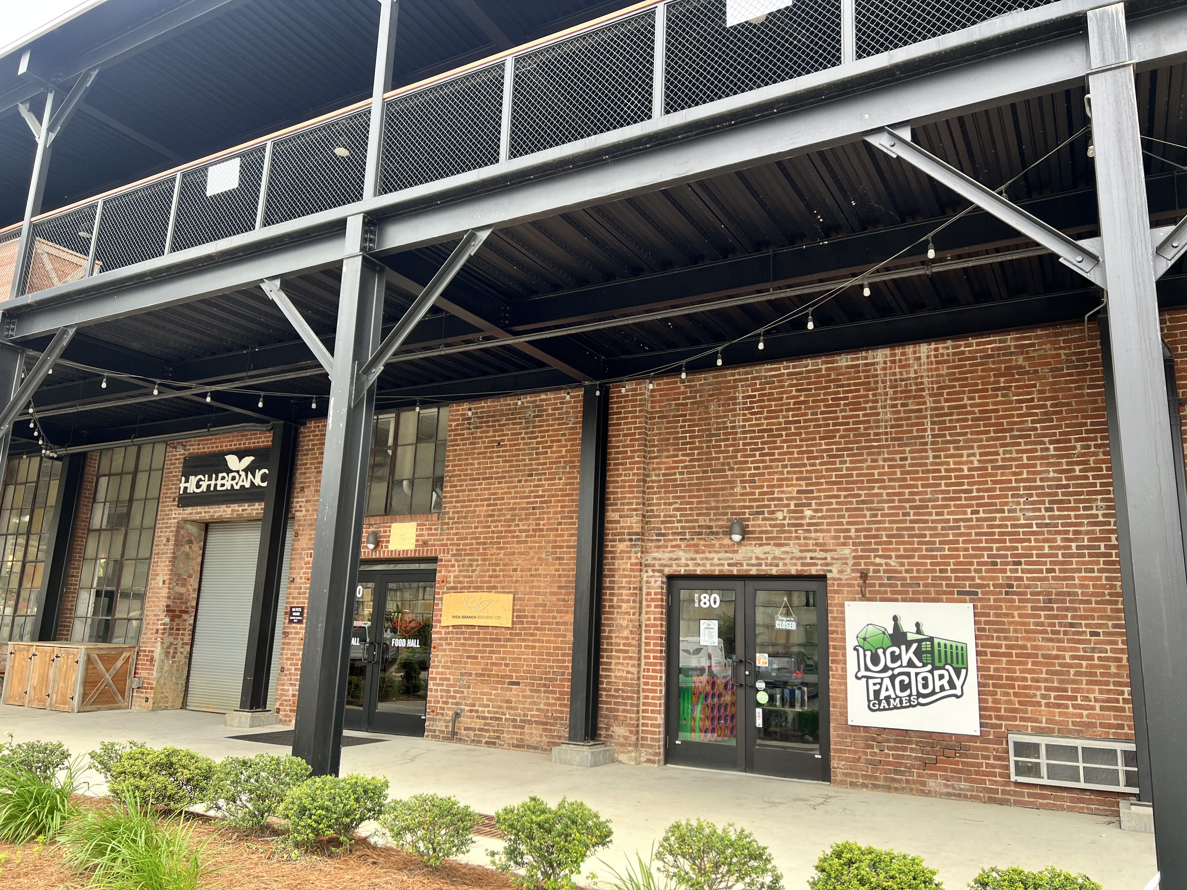 outside of high branch brewing and luck factory games