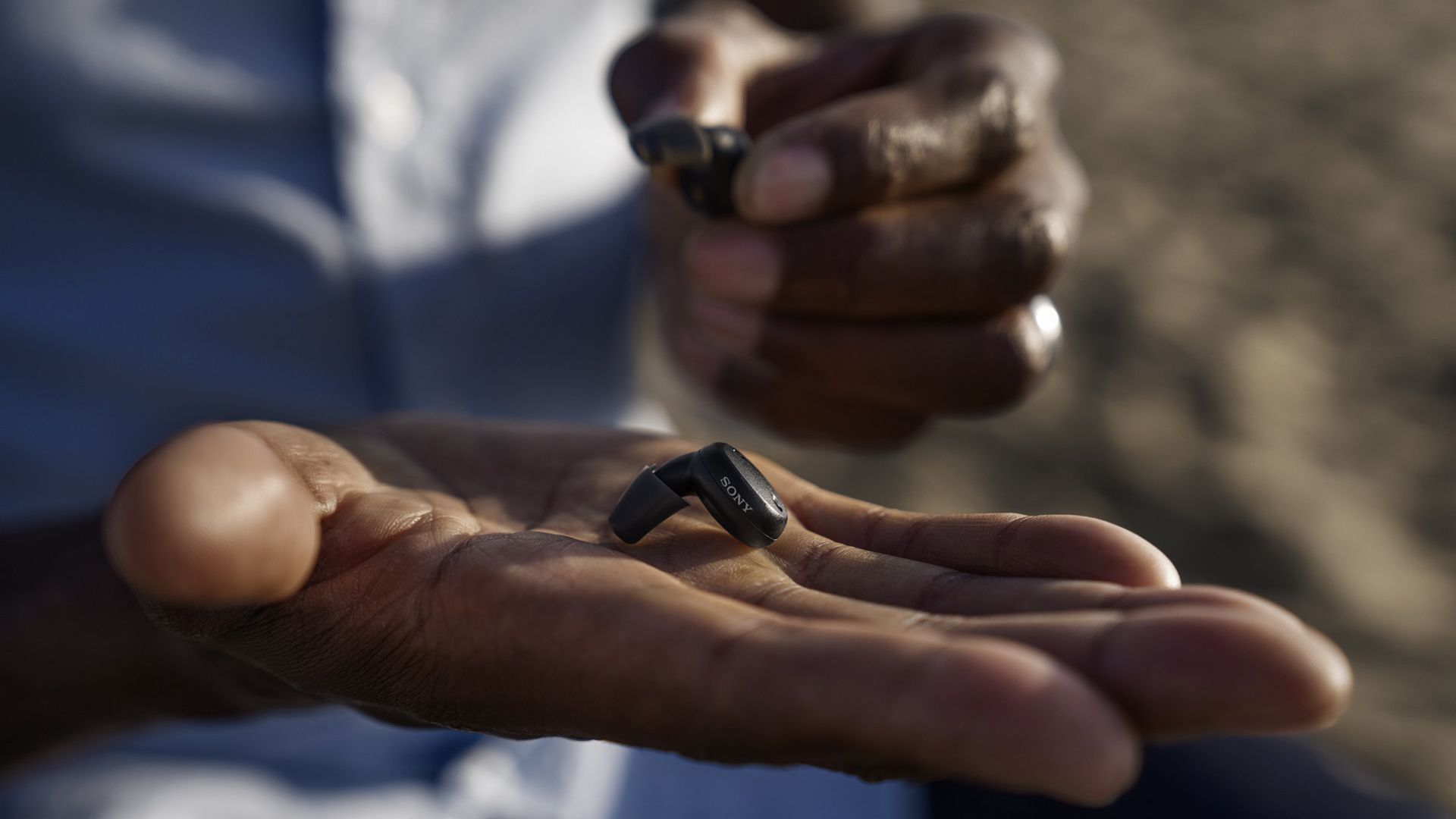 Sony Electronics' CRE-E10 self-fitting OTC hearing aids.