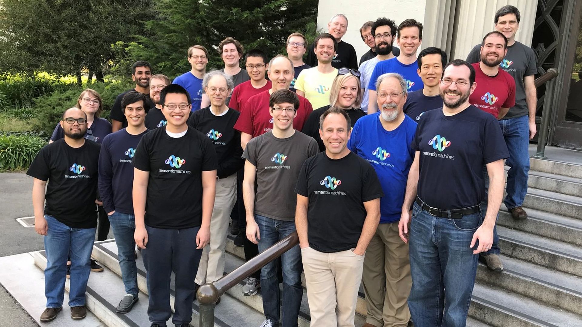 Team members from Semantic Machines. 