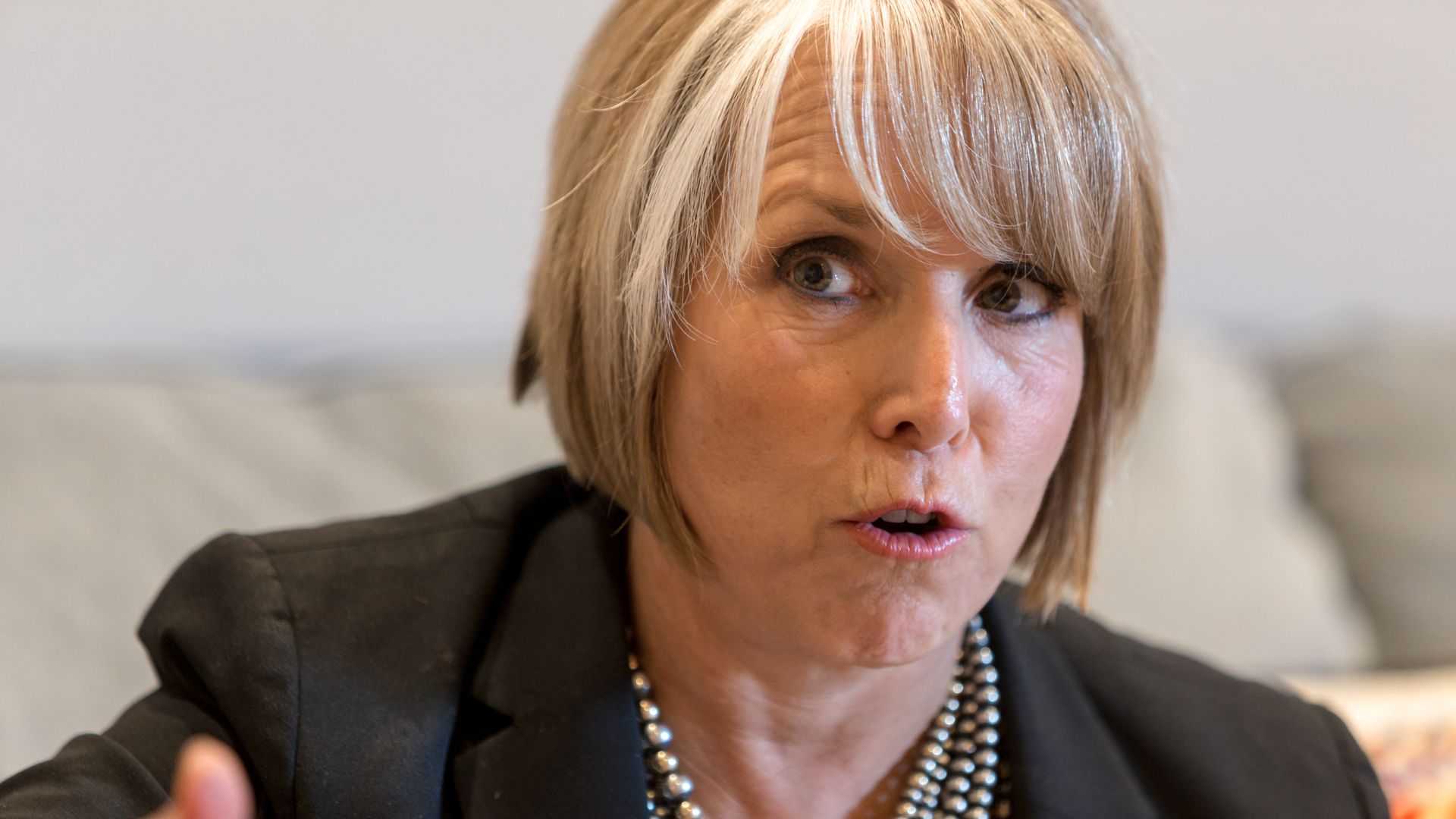 New Mexico Gov. Michelle Lujan Grisham in Santa Fe in August 2019.