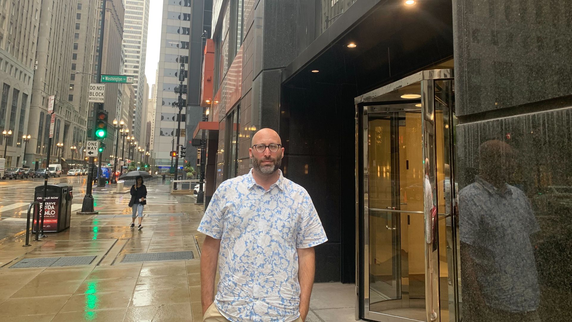 guy in front of bulding