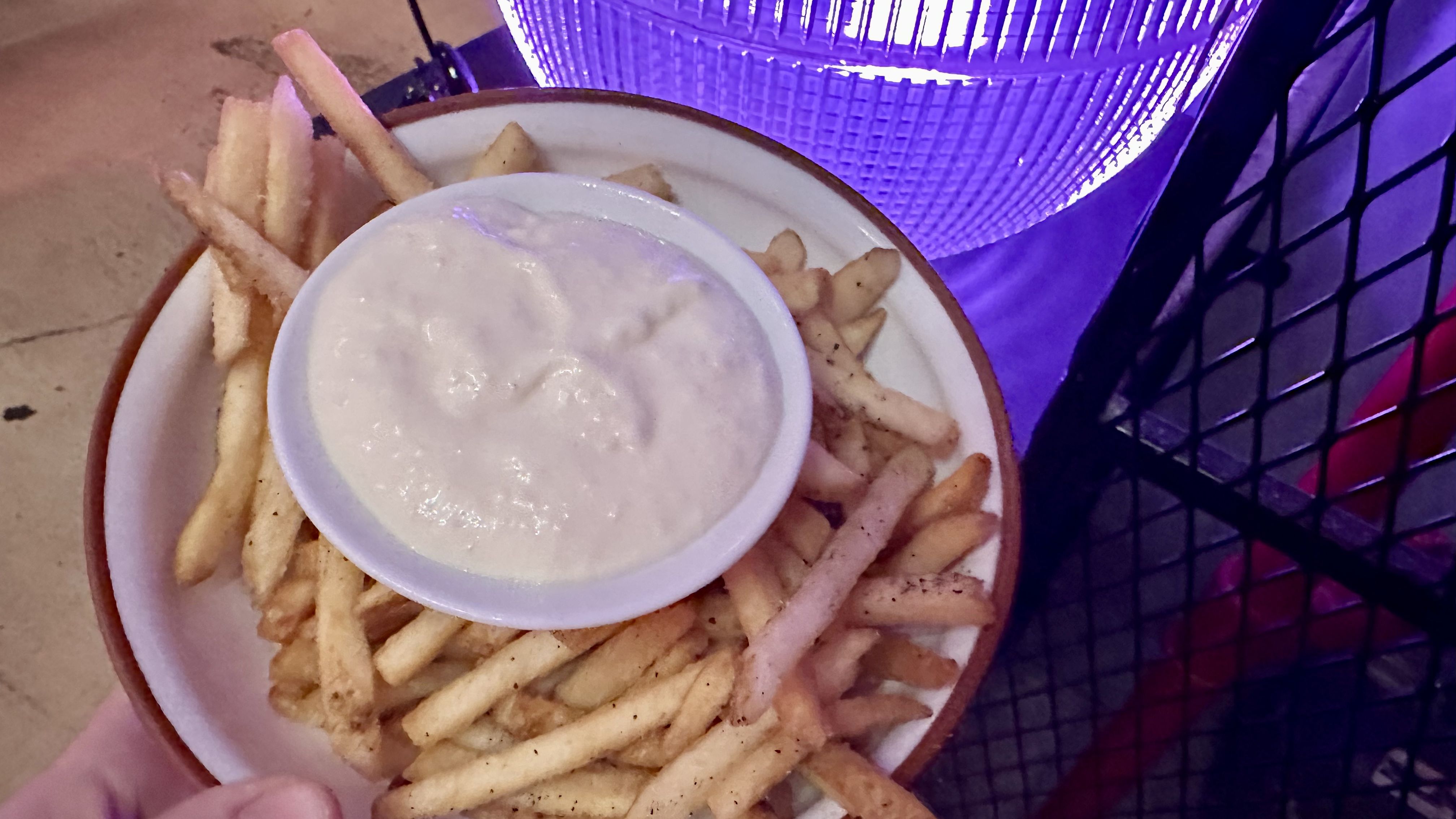 Photo shows the fries at Hungry Eyes