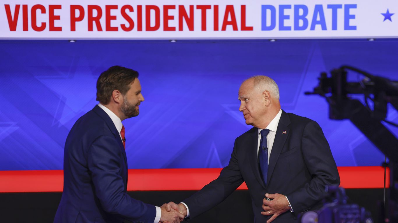 VP debate draws over 43 million viewers, down 25% from 2020