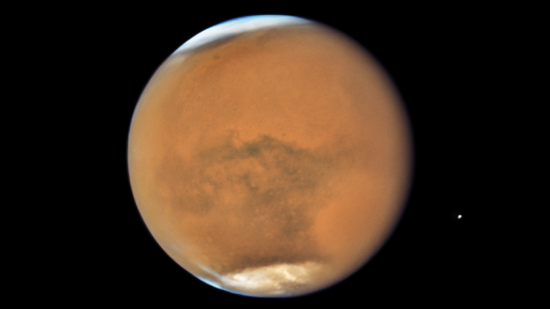 Mars seen by the Hubble Space Telescope