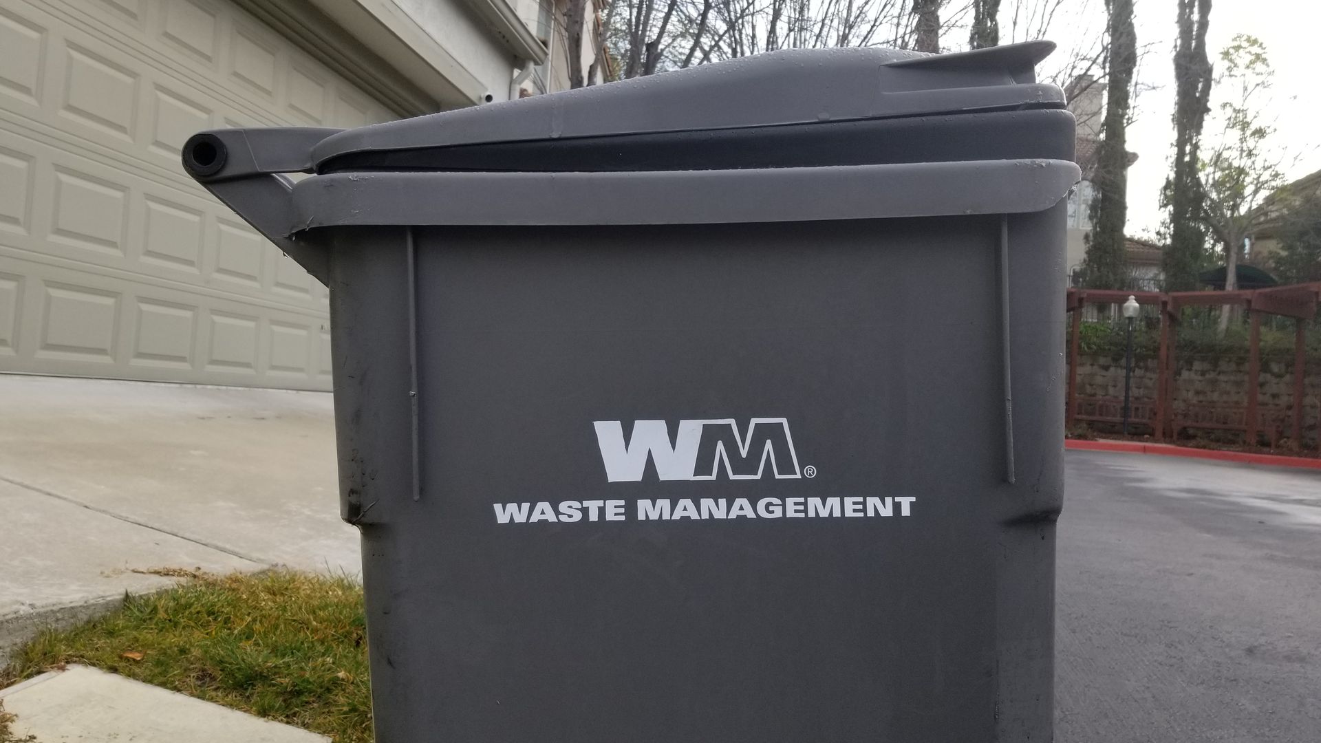 Waste Management trash can