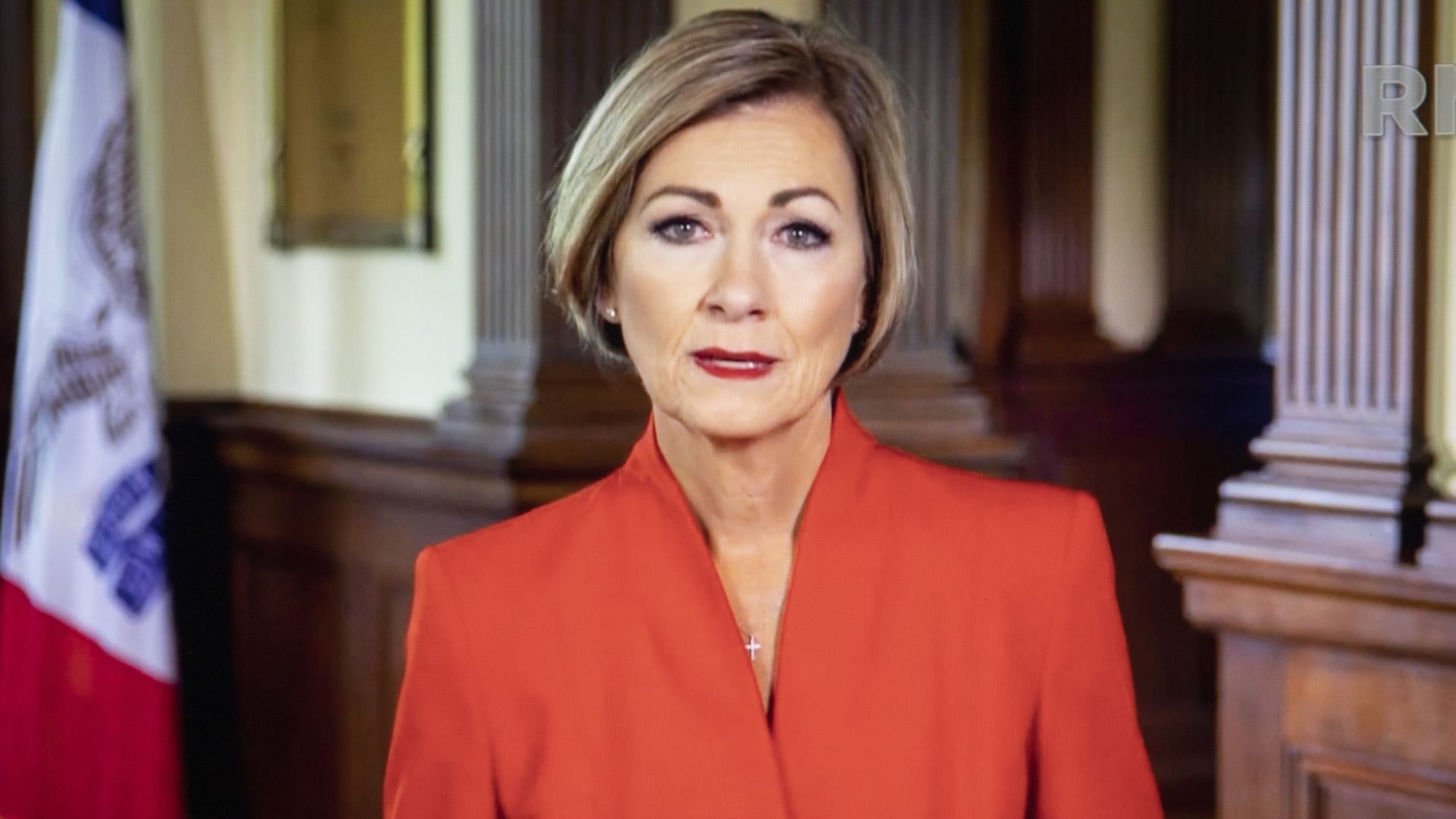 A photo of Iowa Gov. Kim Reynolds.