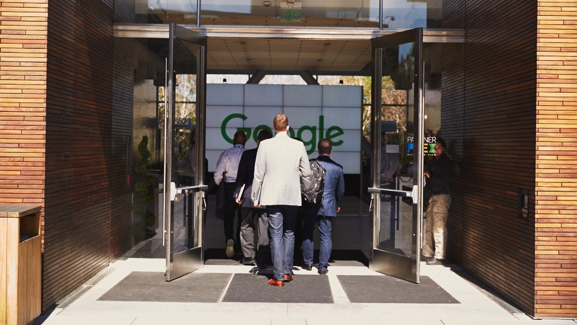 Entrance to a Google office