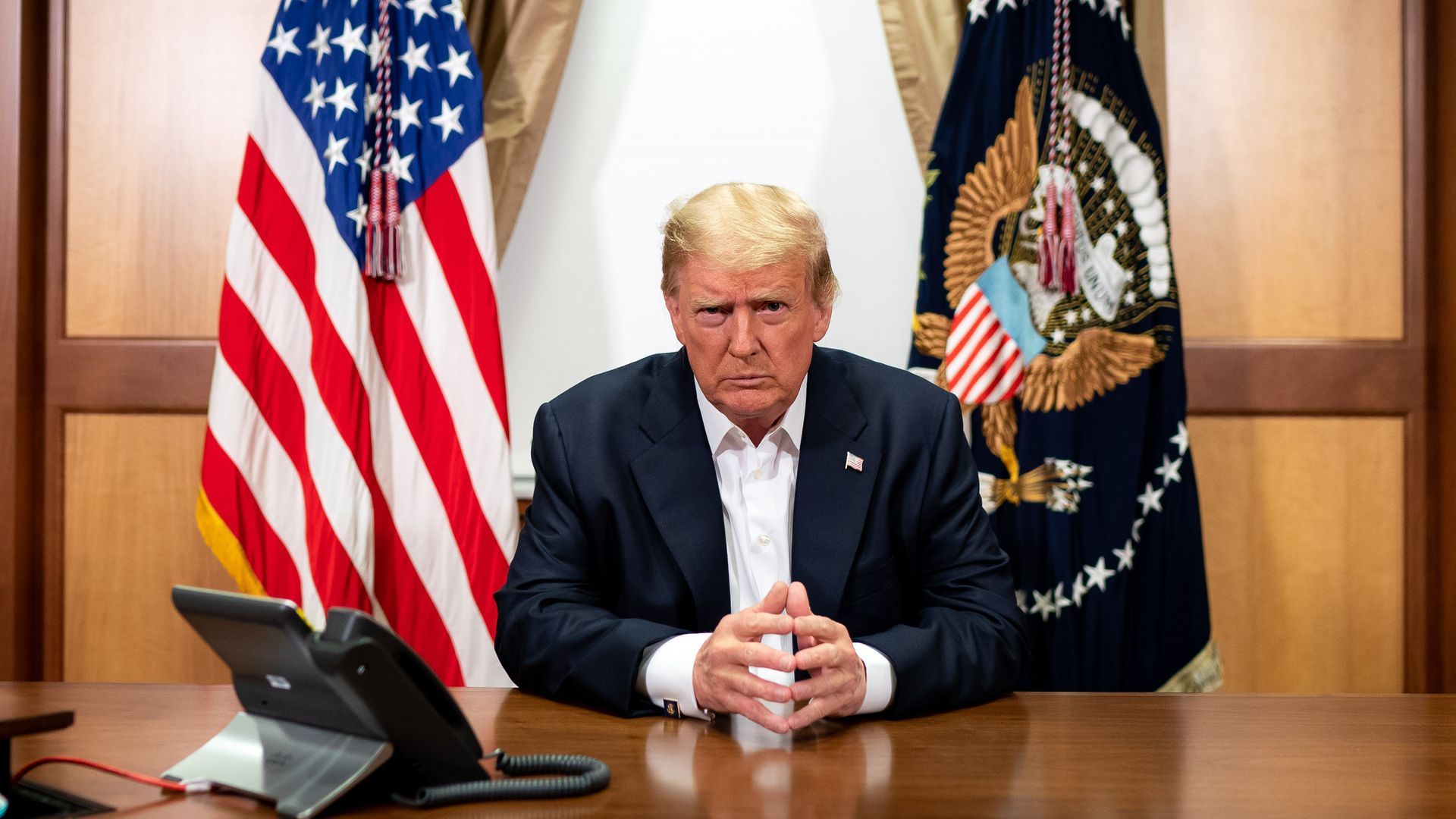A photo of President Donald Trump.