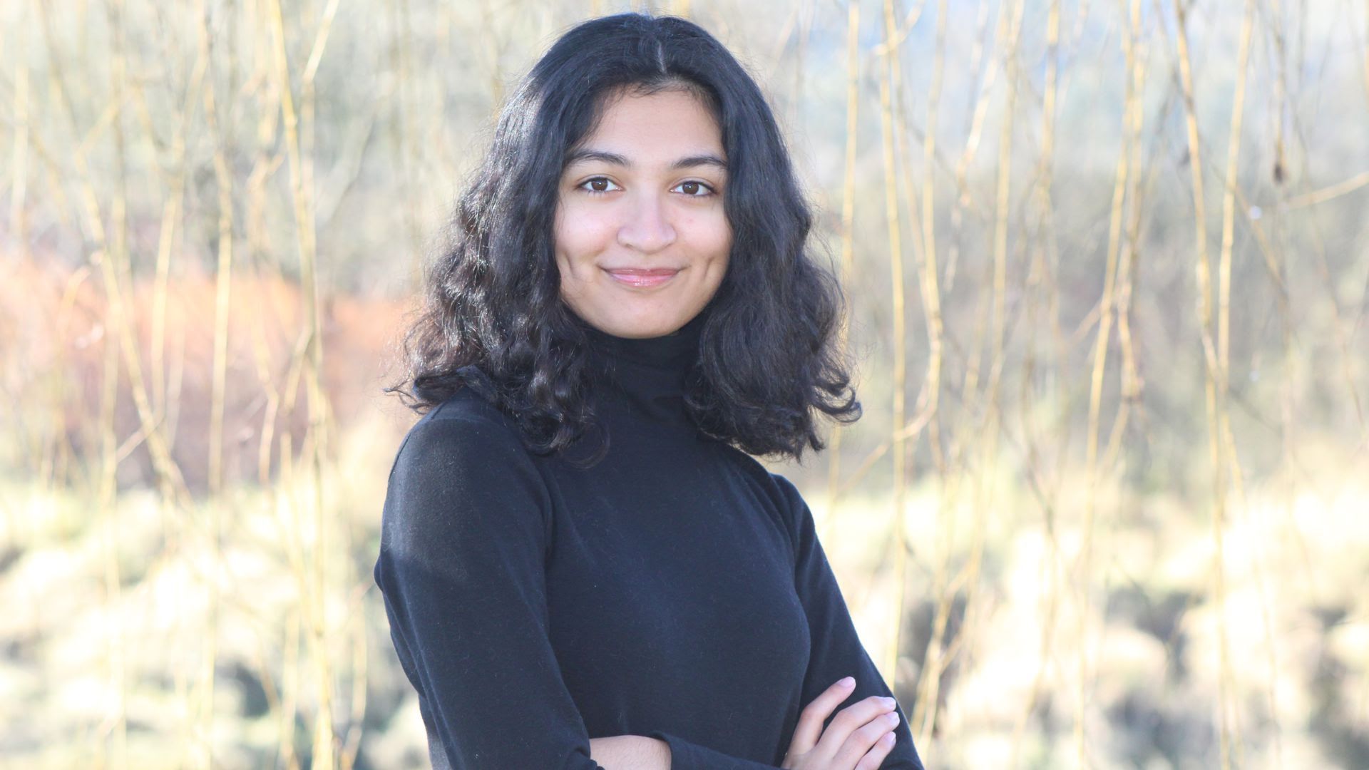 A photo of teen author Maya Sharma