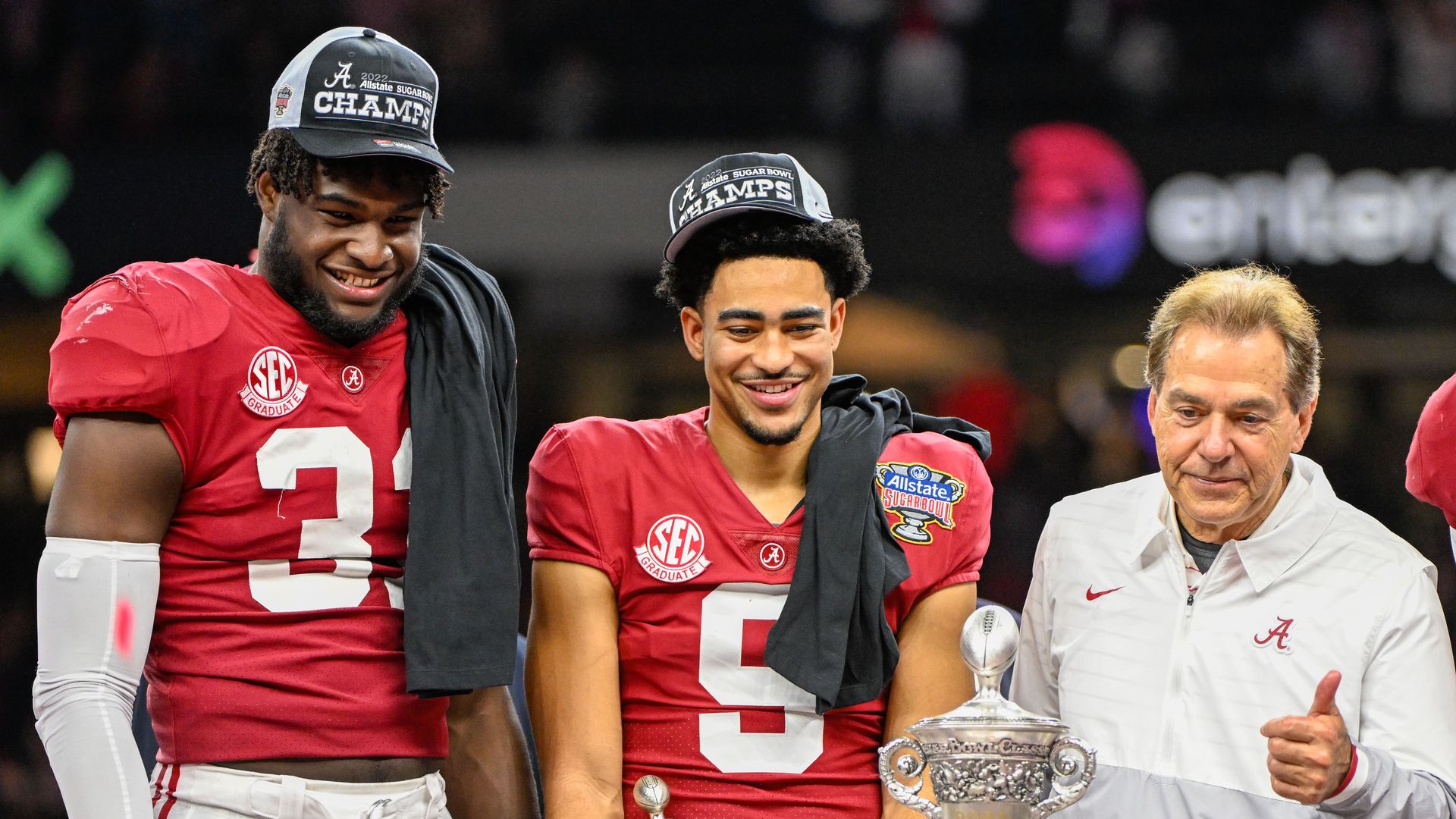 Alabama players