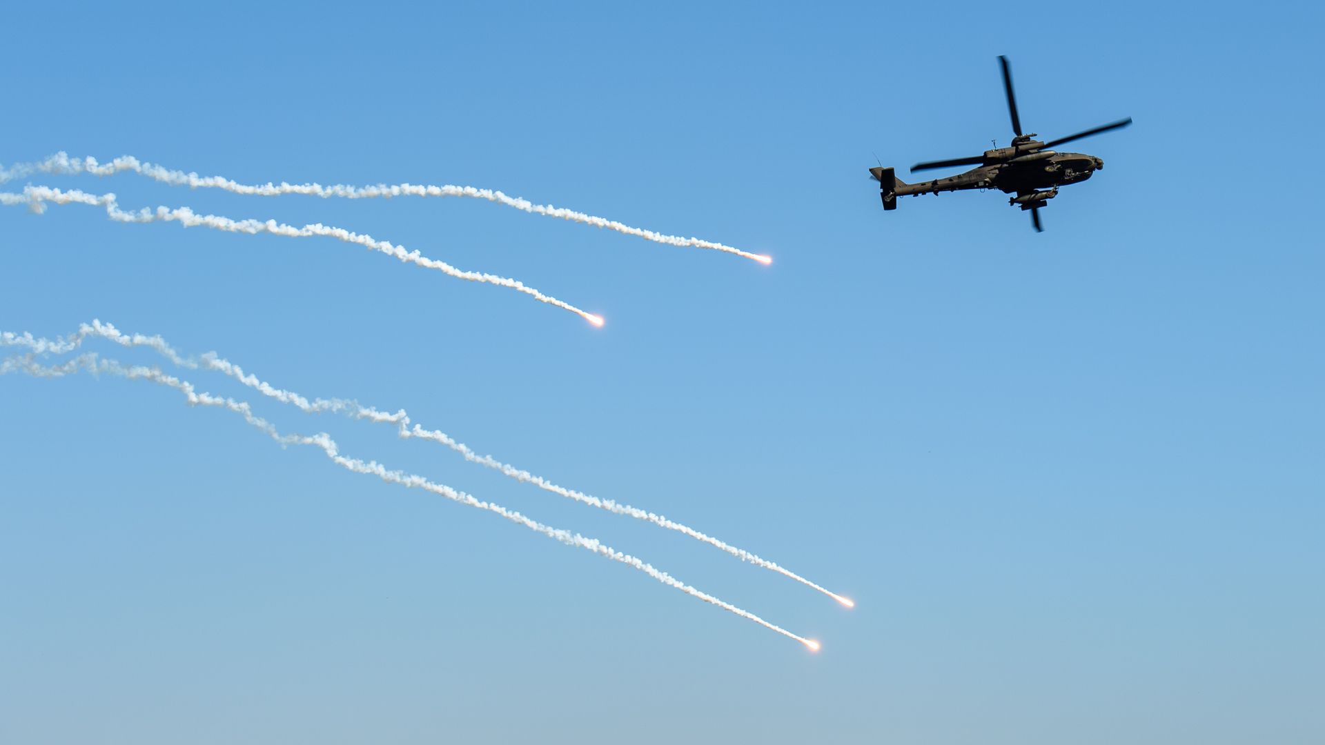 A South Korean military helicopter.
