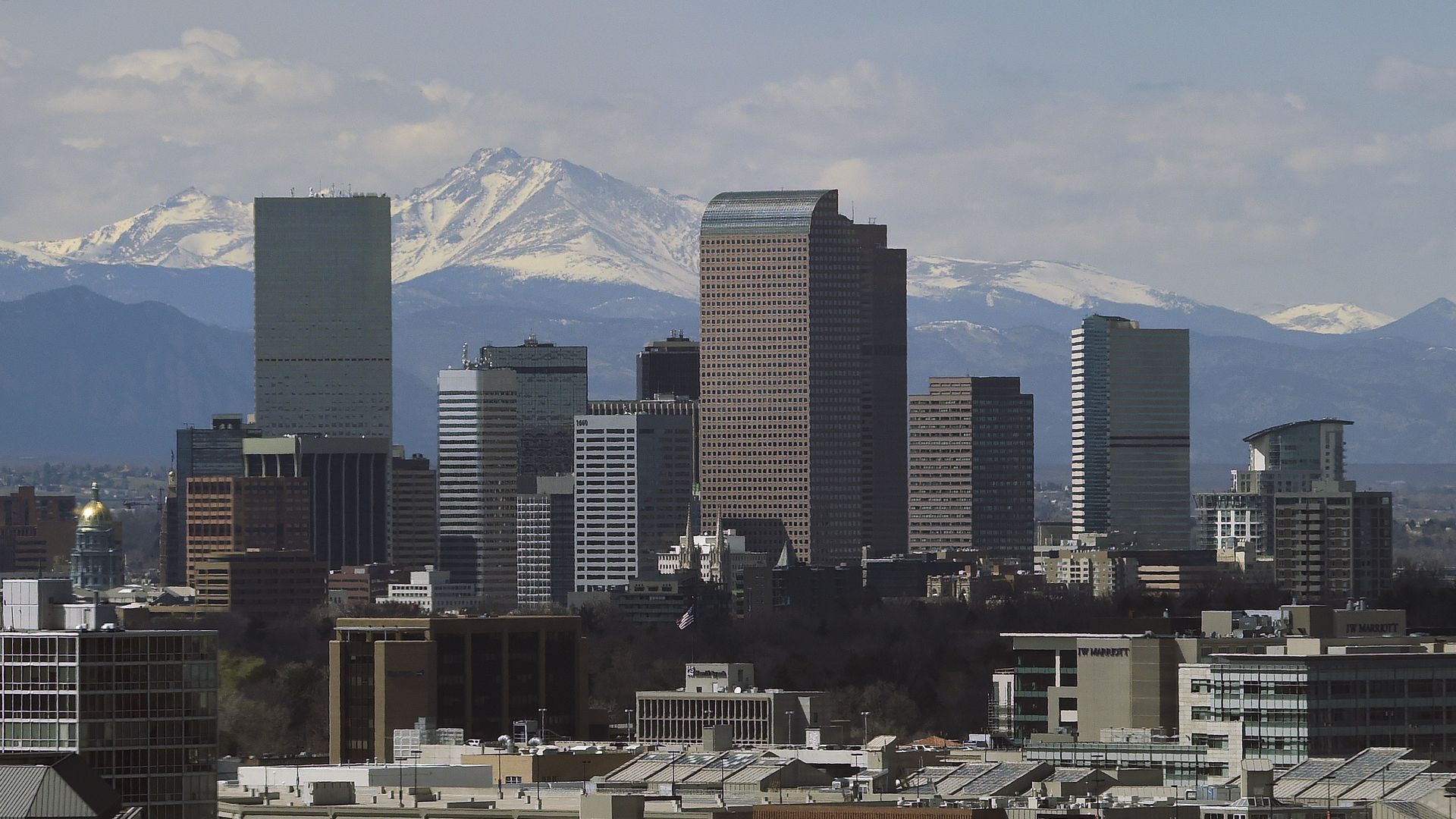 The Denver skyline in 2016. Photo: Helen H. Richardson/The Denver Post via Getty Images