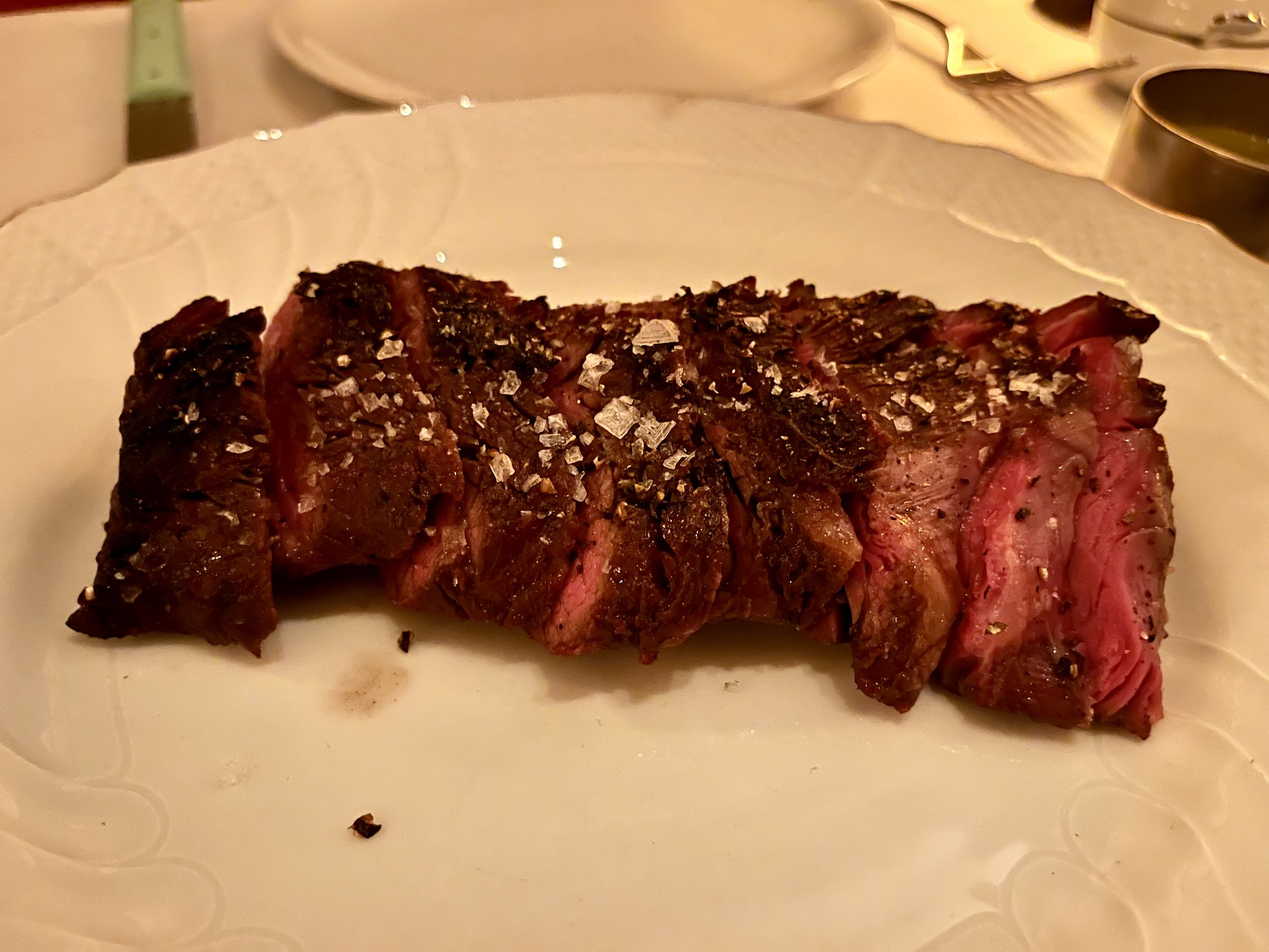 The hanger steak. 