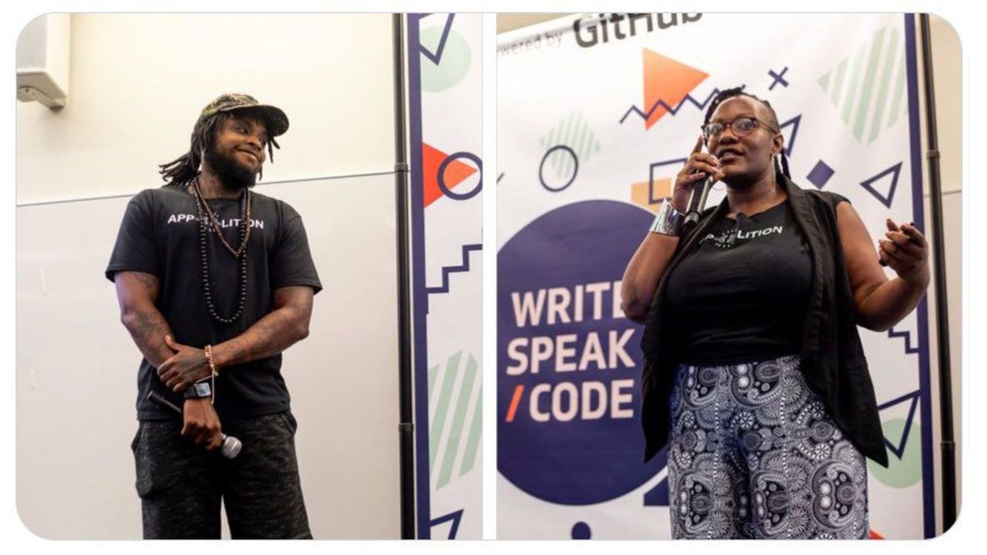 Appolition's Kortney Ziegler (l) and Tiffany Mikell (r). Photo: Diane Poindexter for Appolition