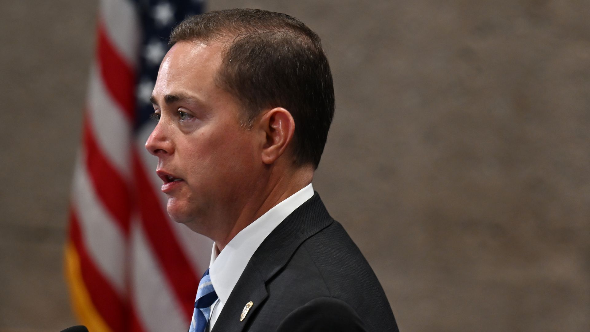 Michael Allen, the 4th Judicial District Attorney, leads the GOP race for attorney general. Photo: RJ Sangosti/The Denver Post via Getty Images