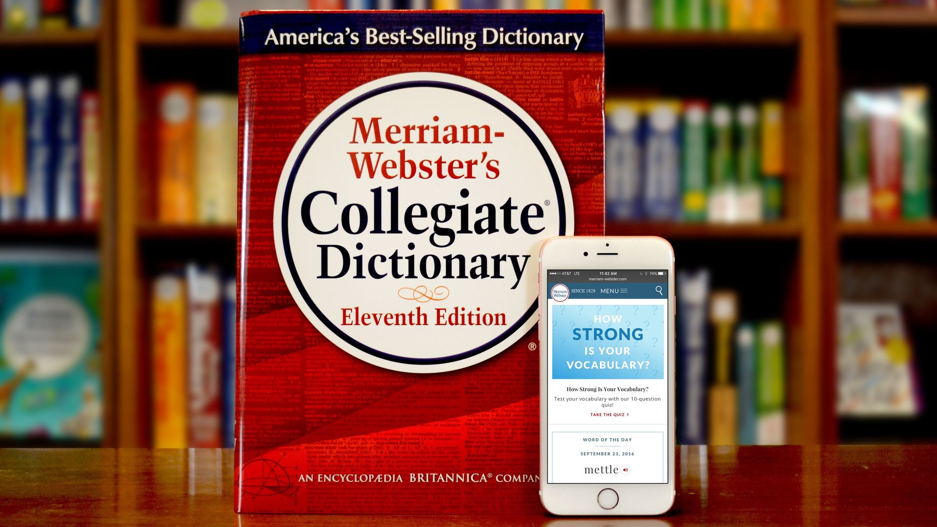 The Merriam-Webster dictionary