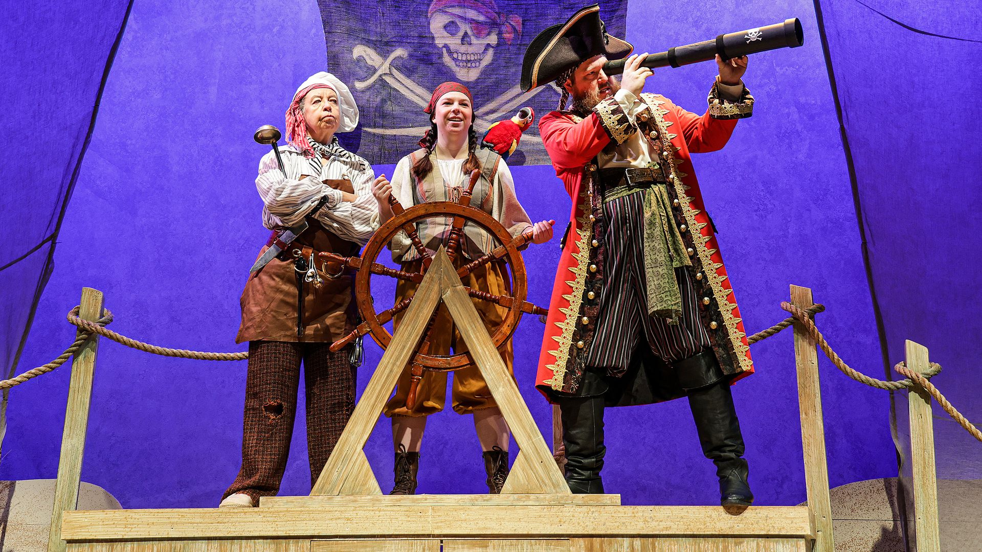 A photo of pirates.