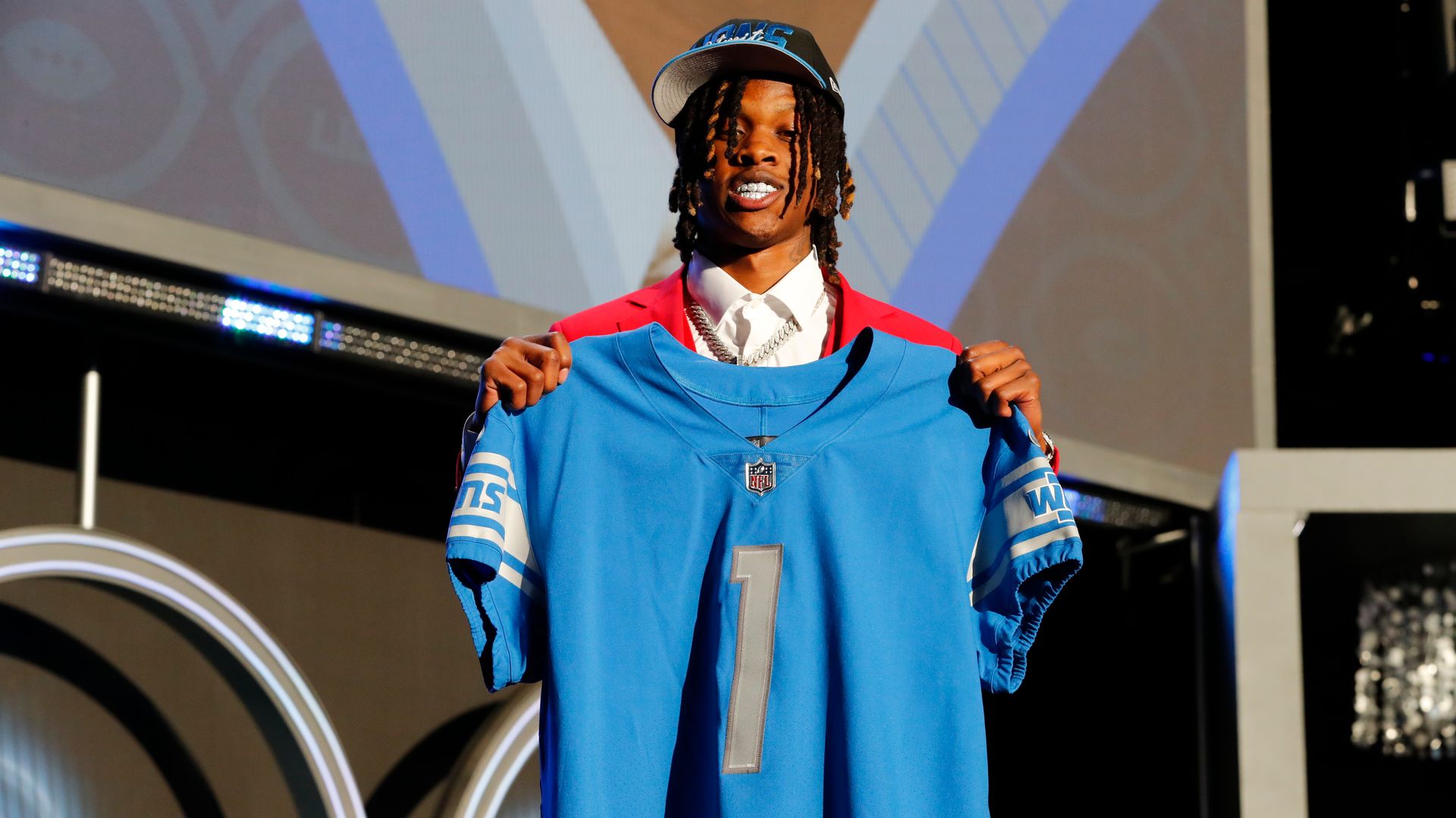 Detroit Lions rookie wide receiver Jameson Williams.