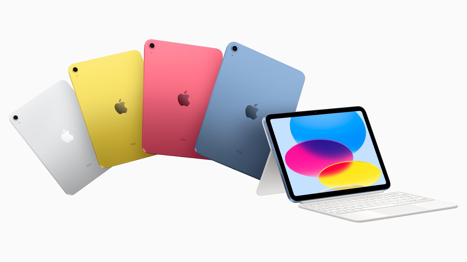 Apple's 10th generation iPad comes in four colors.