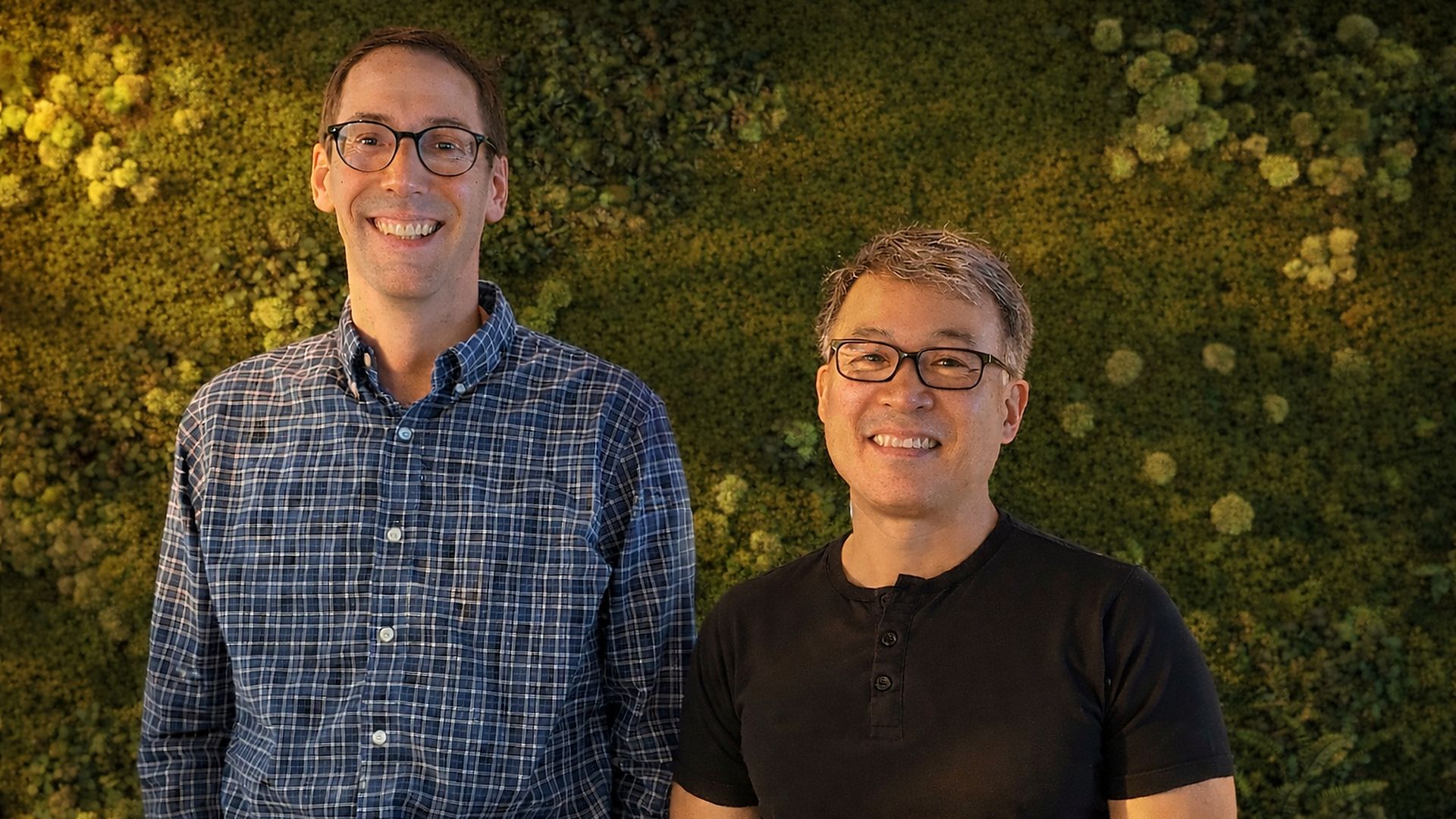 Luffu co-founders Eric Friedman (left) and James Park (right)