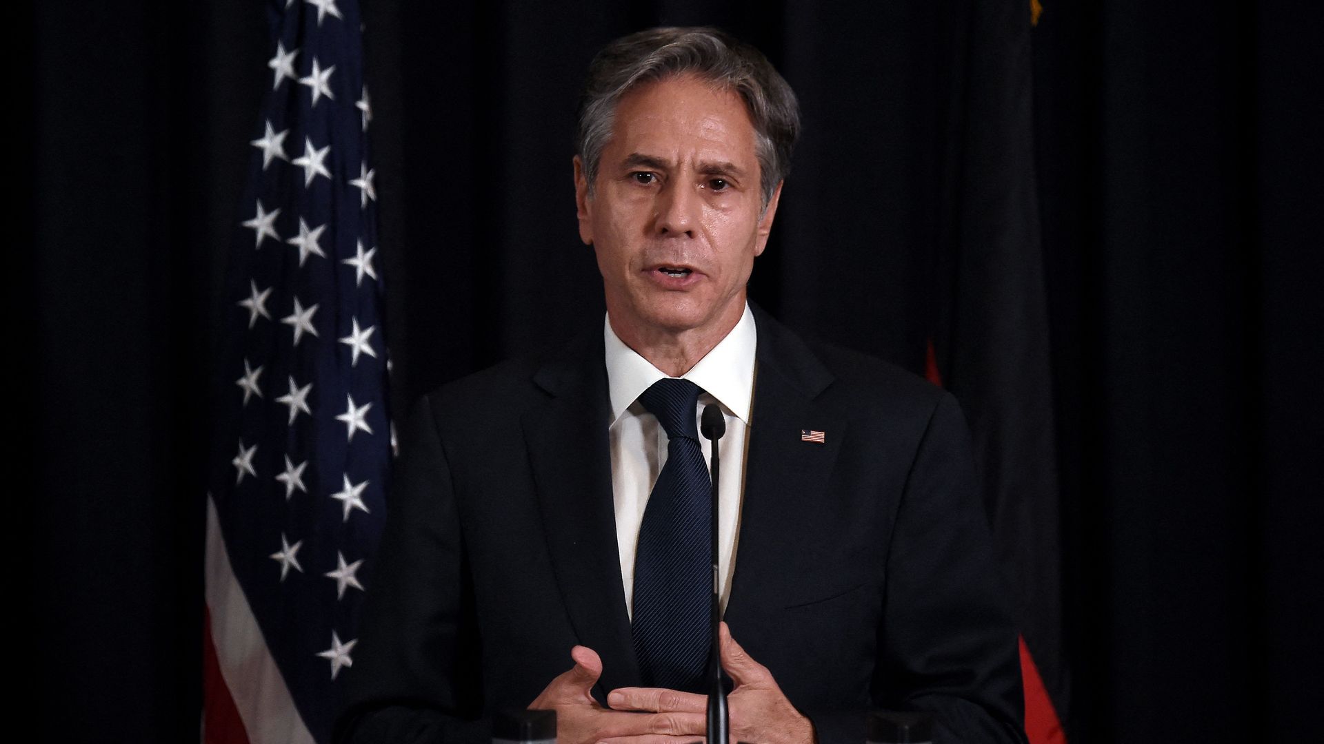 Blinken speaking