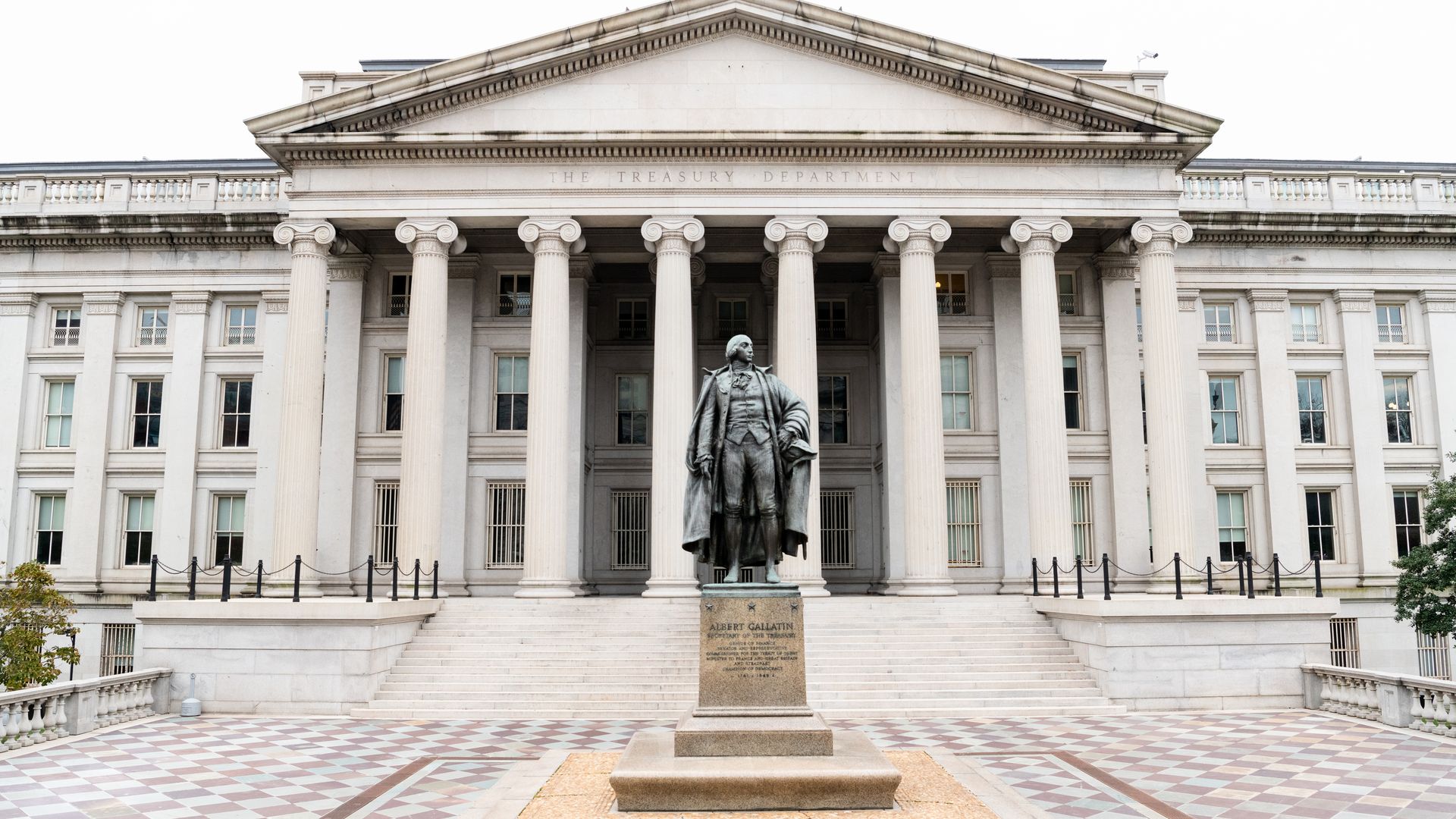 The Treasury Department building