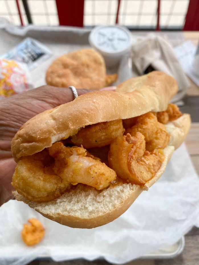 Skrimp Shack on Central Avenue is now open and has a fish “samwich” that's  as big as your face - Axios Charlotte