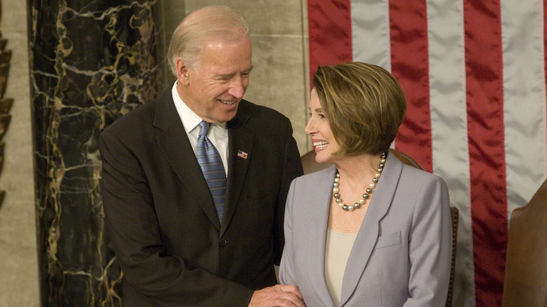 Joe Biden and Nancy Pelosi