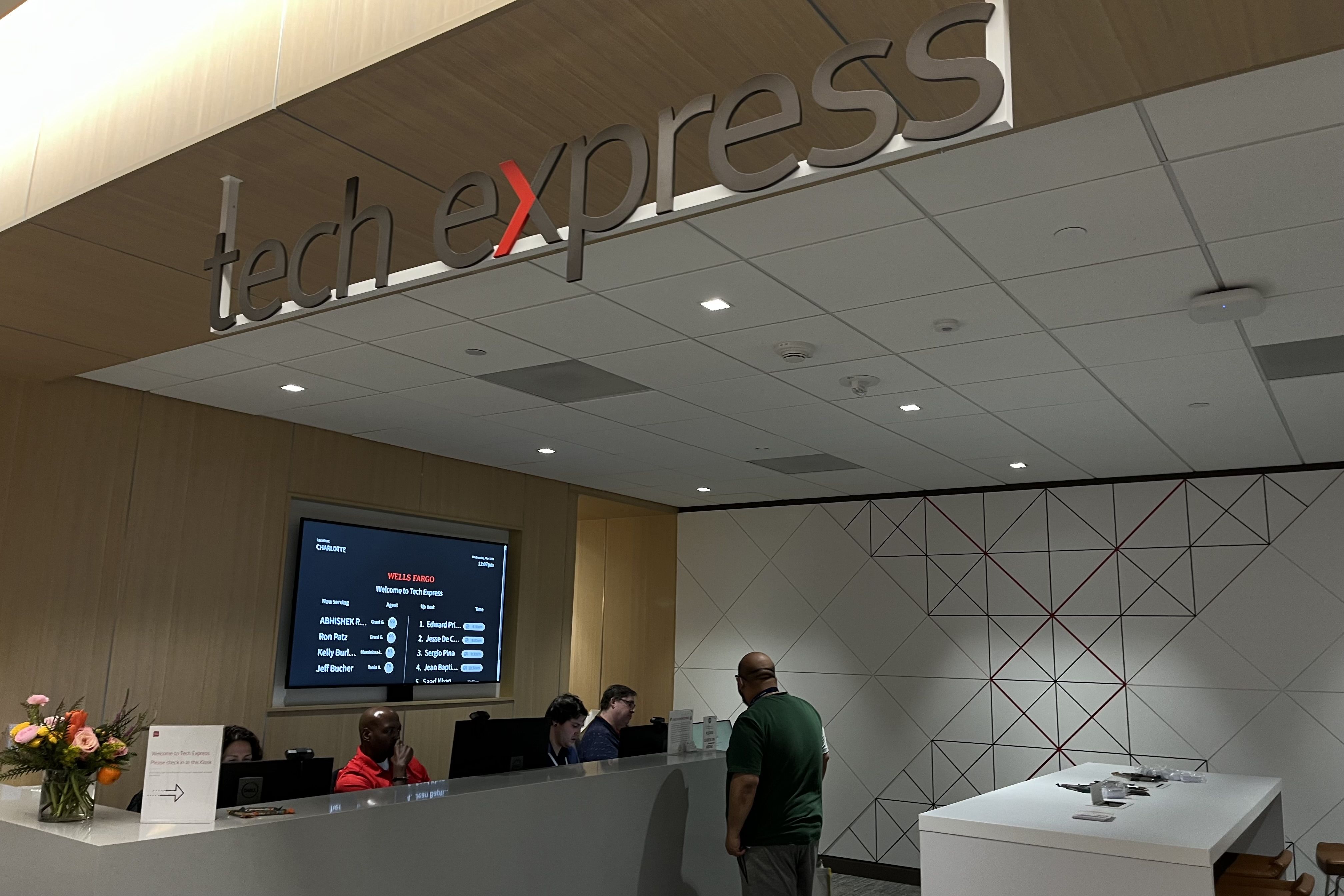 customer service counter