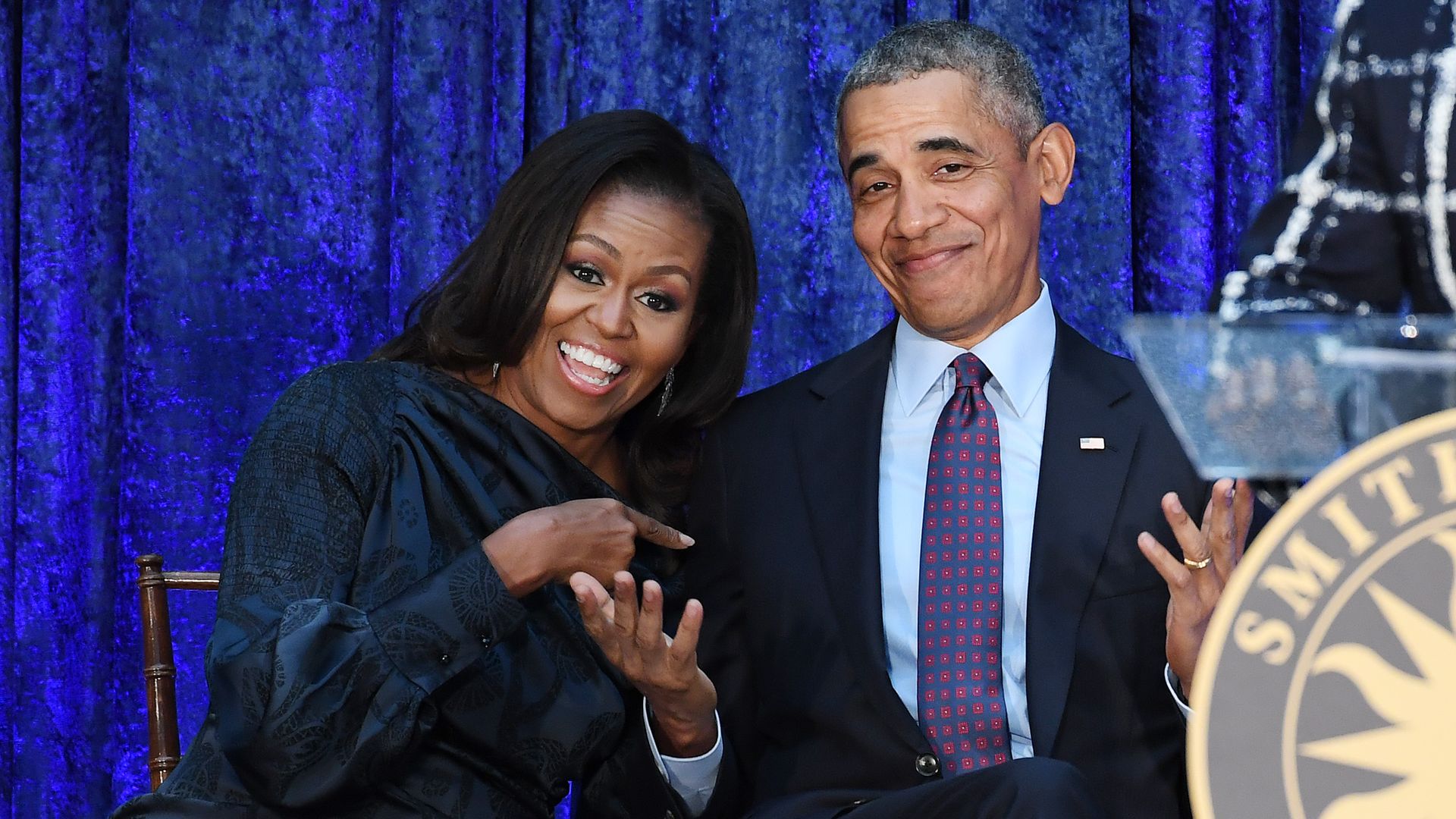 Former First Lady Michelle Obama and former President Barack Obama. 