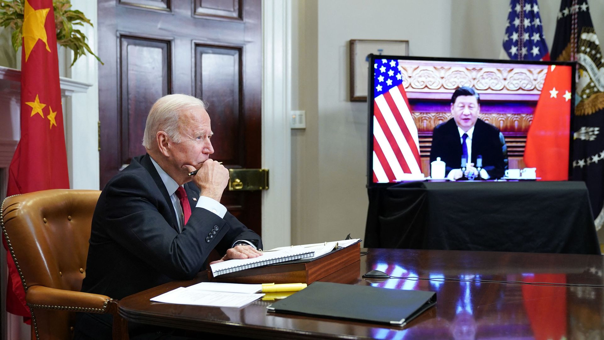 Biden and Xi