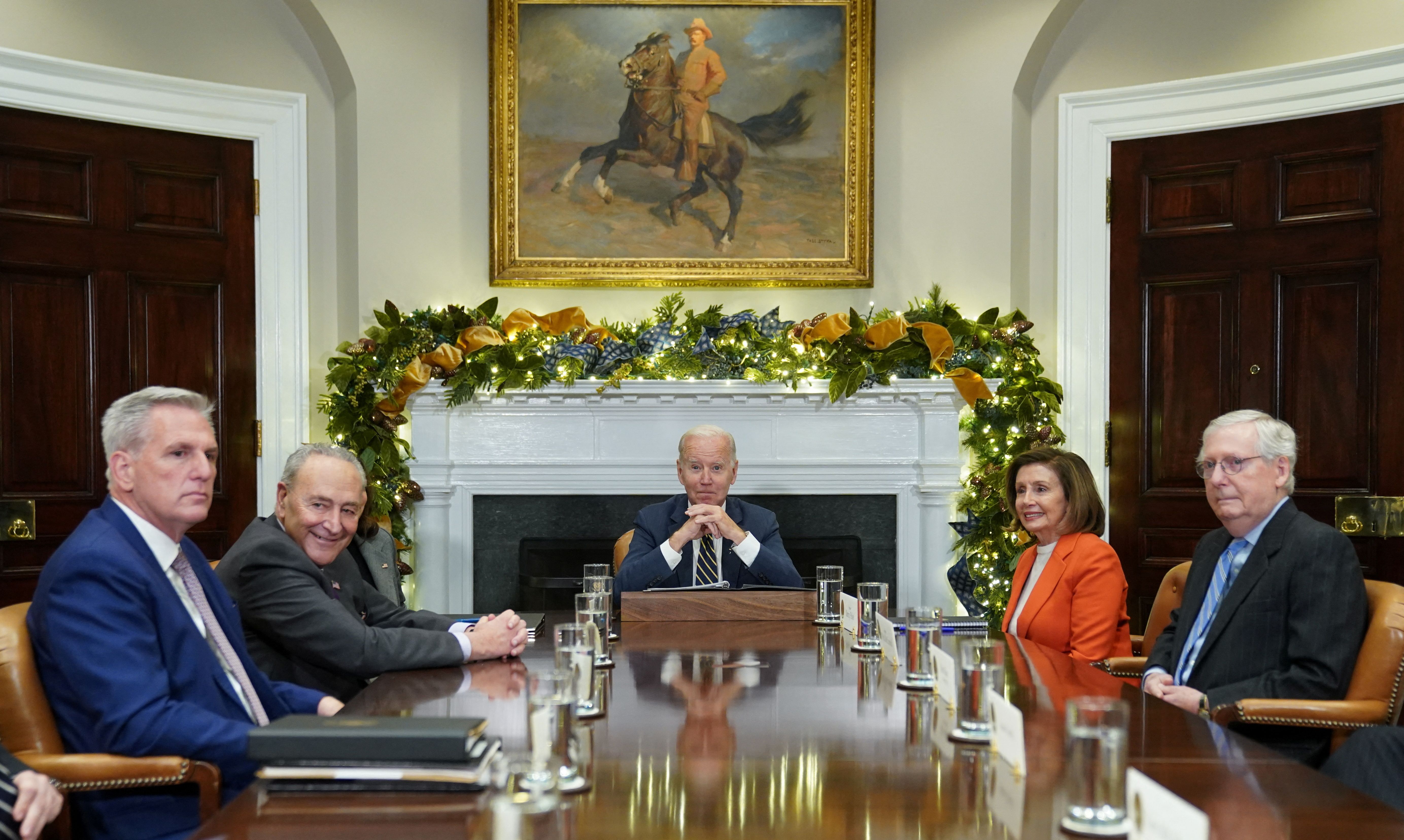 Biden meeting with congressional leaders