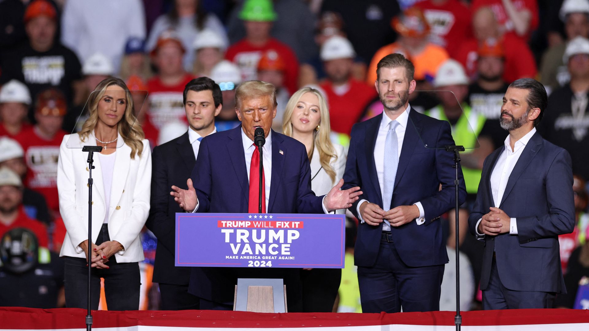 Trump: Lara and Trump kids could carry on political dynasty
