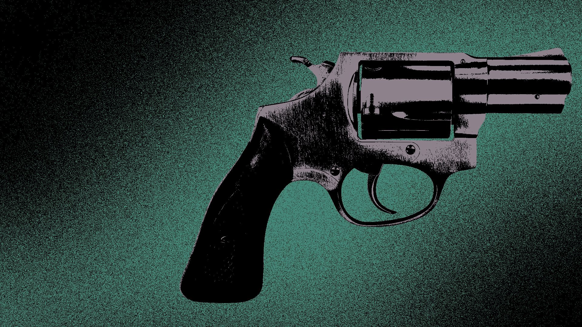 Illustration of a .38 caliber handgun.