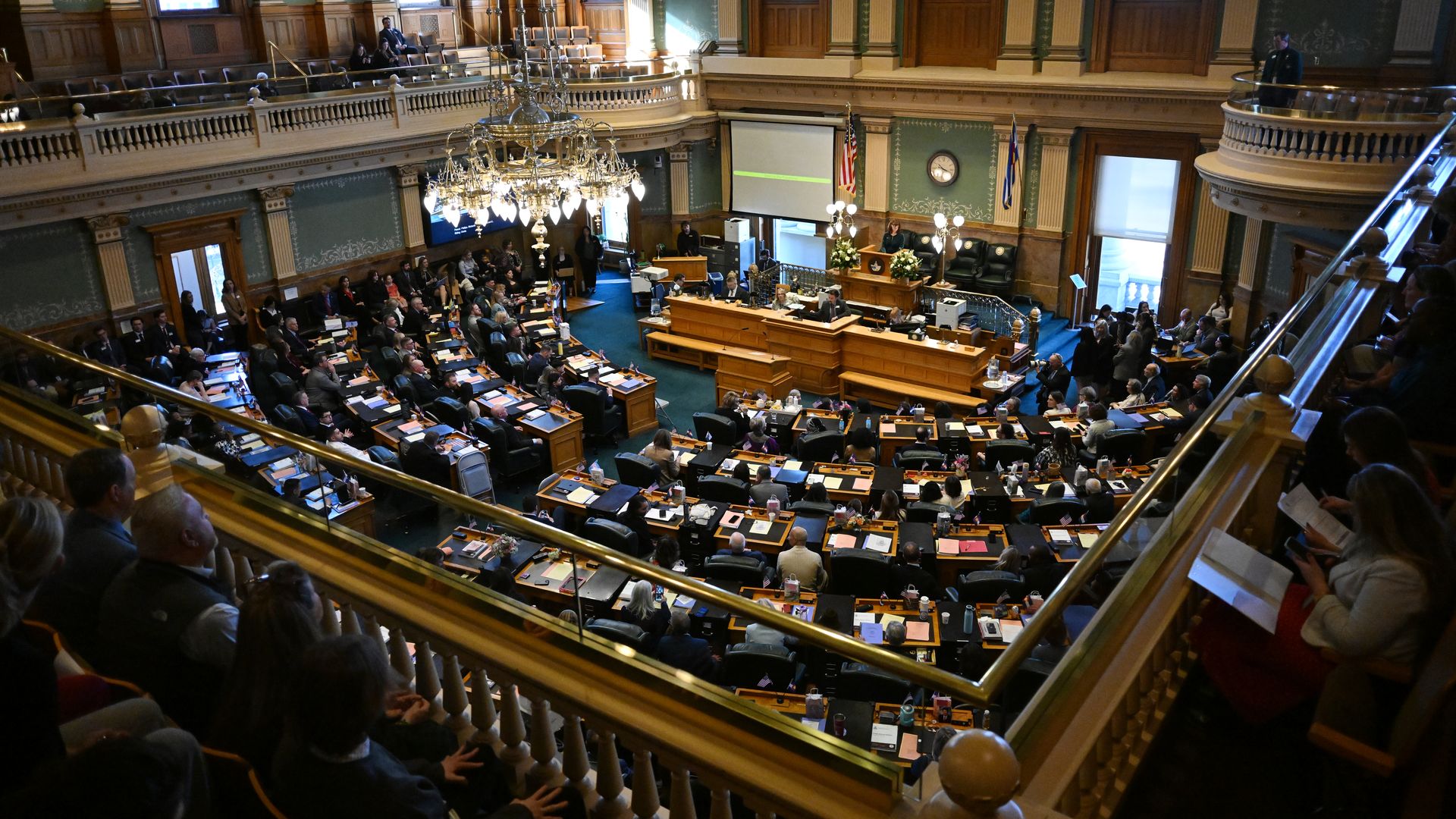 The Colorado House of Representatives chamber. Photo: RJ Sangosti/Denver Post via Getty Images