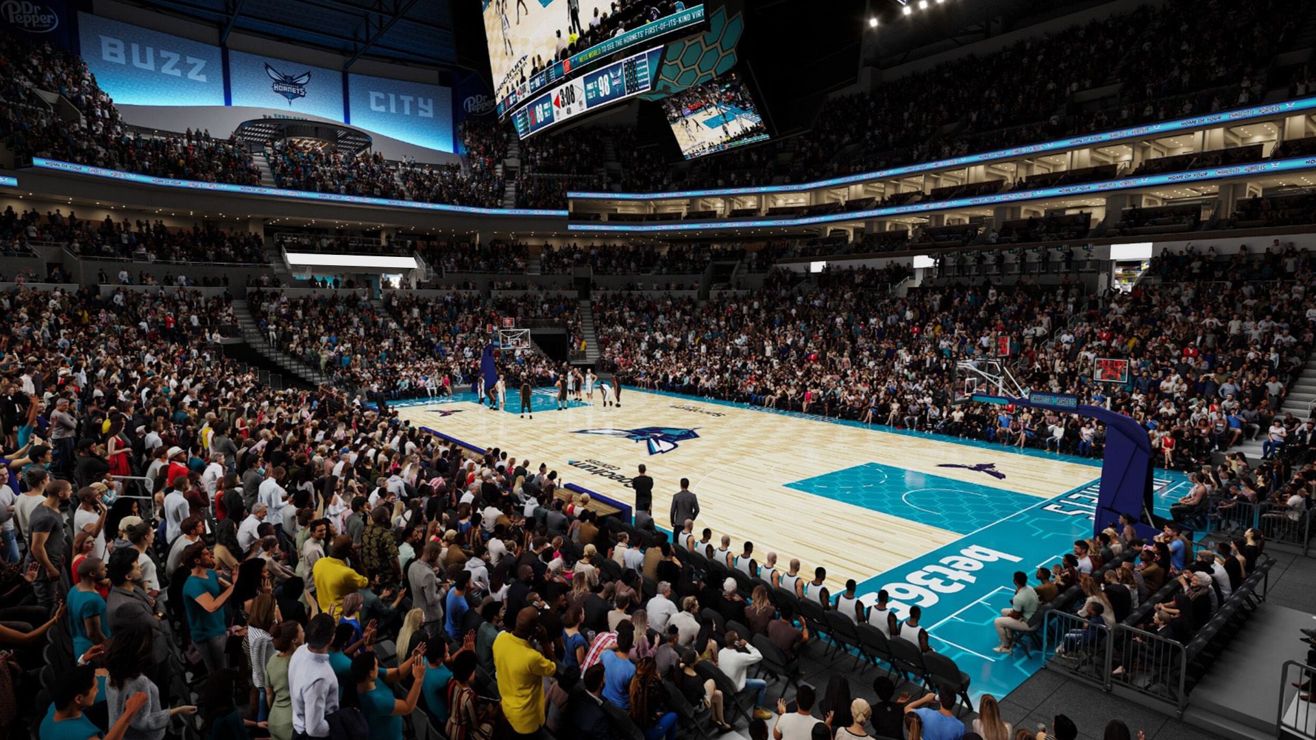 Rendering of Spectrum Center's lower bowl. 