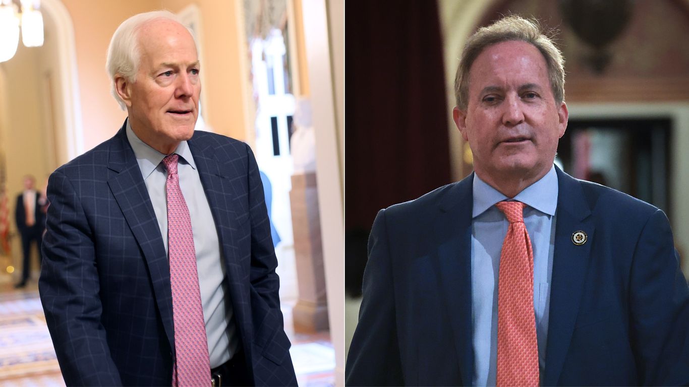 Cornyn, Paxton advance to runoff in Texas GOP Senate clash
