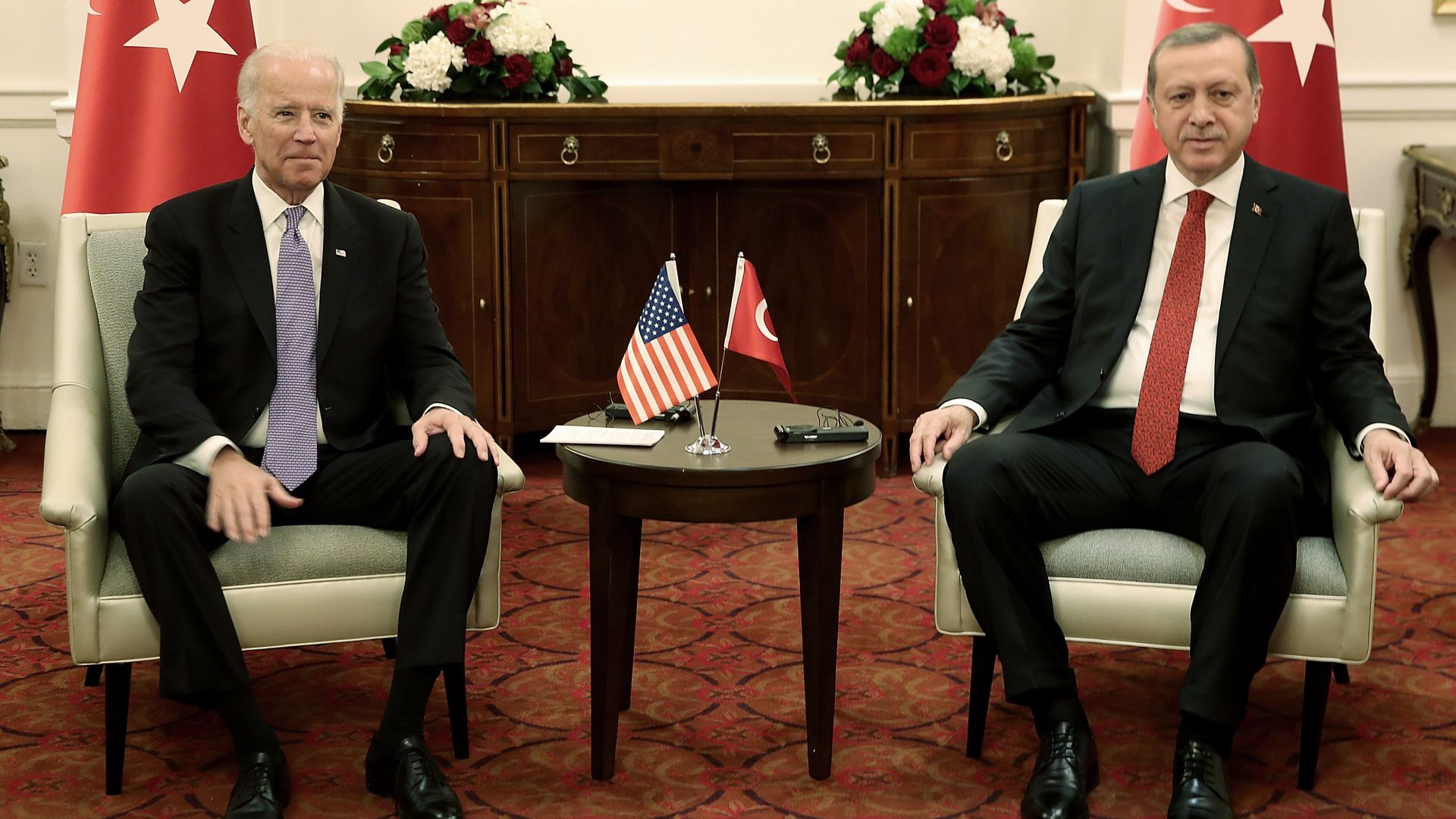 Biden and Erdogan in 2016.